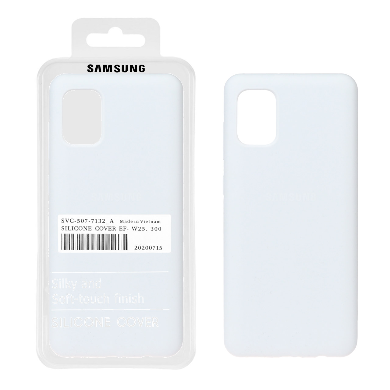 قاب سیلیکونی پاک کنی اورجینال درجه یک Samsung Galaxy A31 - سفید (پک دار) - اسپه کالا قاب سیلیکونی پاک کنی اورجینال درجه یک Samsung Galaxy A31 - سفید (پک دار) - تصویر 1