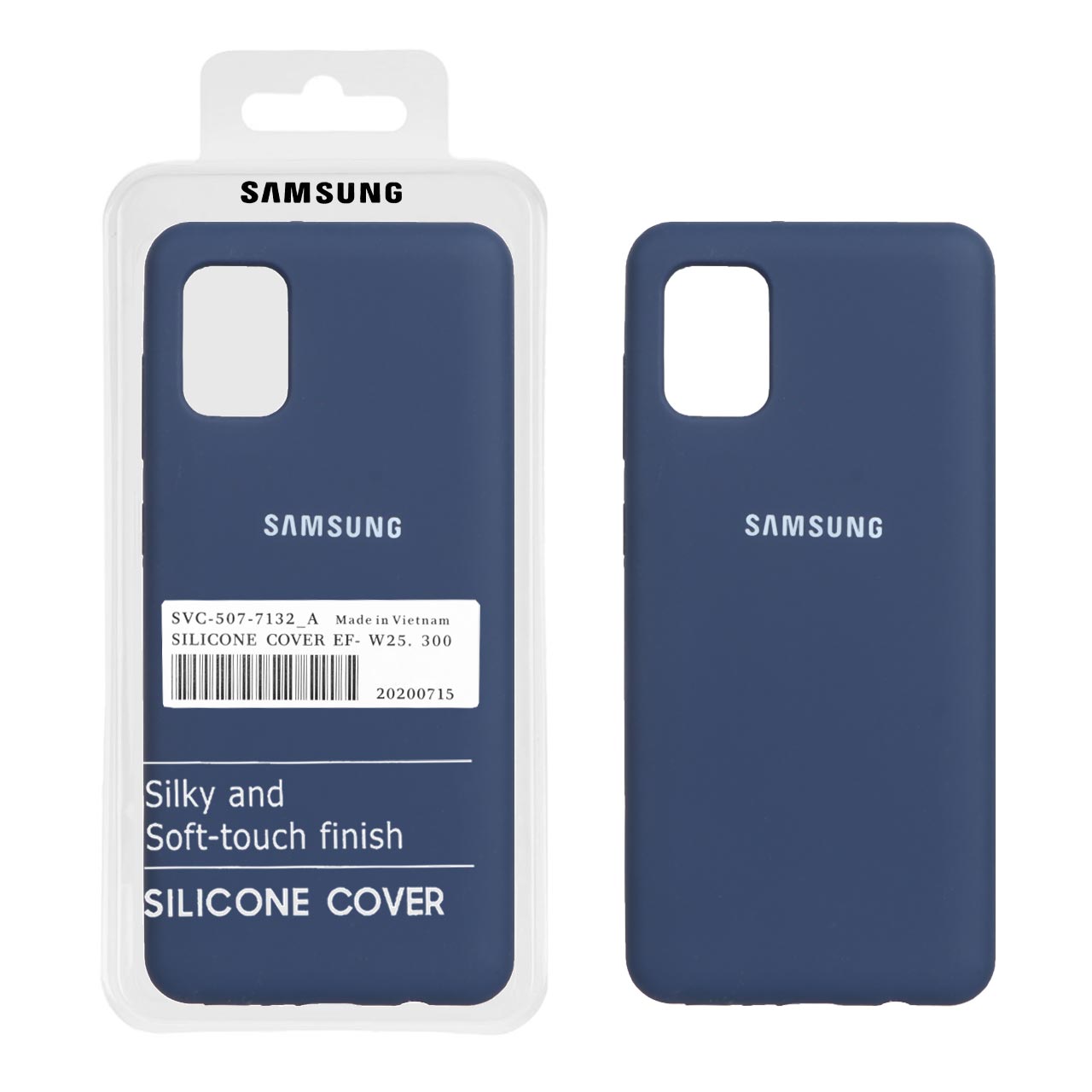 قاب سیلیکونی پاک کنی اورجینال درجه یک Samsung Galaxy A31 - سرمه ای (پک دار) - اسپه کالا قاب سیلیکونی پاک کنی اورجینال درجه یک Samsung Galaxy A31 - سرمه ای (پک دار) - تصویر 1