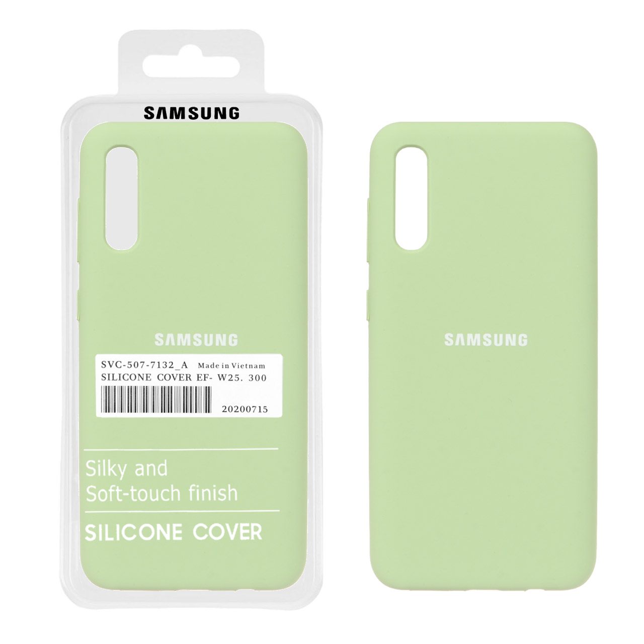 قاب سیلیکونی پاک کنی اورجینال درجه یک Samsung Galaxy A50 / A50s / A30s - سبز مغز پسته ای (پک دار) - اسپه کالا قاب سیلیکونی پاک کنی اورجینال درجه یک Samsung Galaxy A50 / A50s / A30s - سبز مغز پسته ای (پک دار) - تصویر 1
