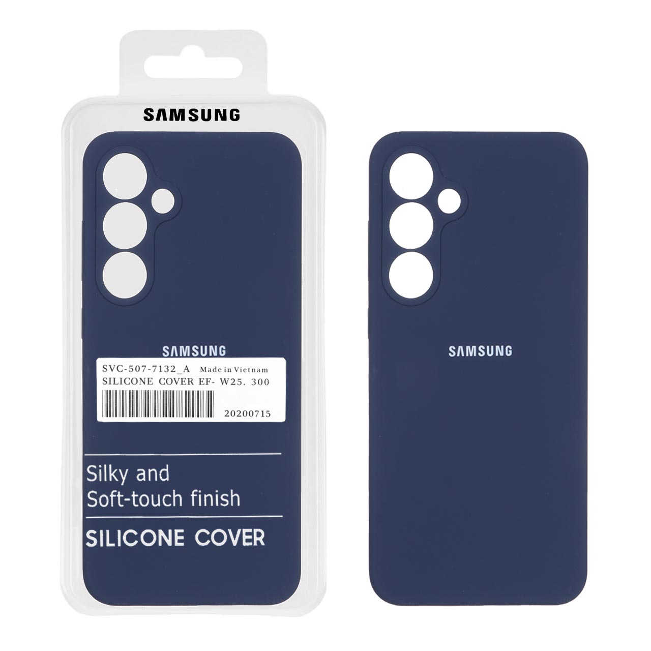 قاب سیلیکونی پاک کنی اورجینال درجه یک Samsung Galaxy S24 FE - سرمه ای (پک دار) - اسپه کالا قاب سیلیکونی پاک کنی اورجینال درجه یک Samsung Galaxy S24 FE - سرمه ای (پک دار) - تصویر 1