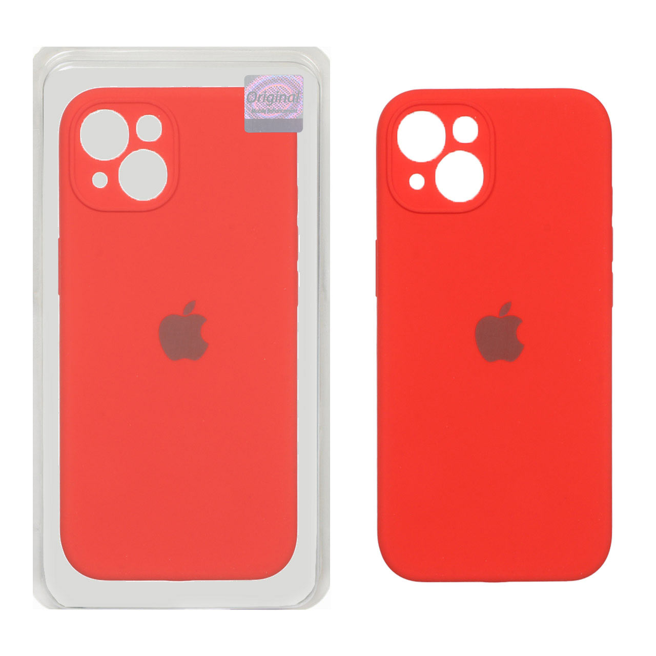 قاب سیلیکونی پاک کنی اورجینال Master Quality مدل Apple iPhone 13 / iPhone 14 - قرمز (پک دار) - اسپه کالا قاب سیلیکونی پاک کنی اورجینال Master Quality مدل Apple iPhone 13 / iPhone 14 - قرمز (پک دار) - تصویر 1