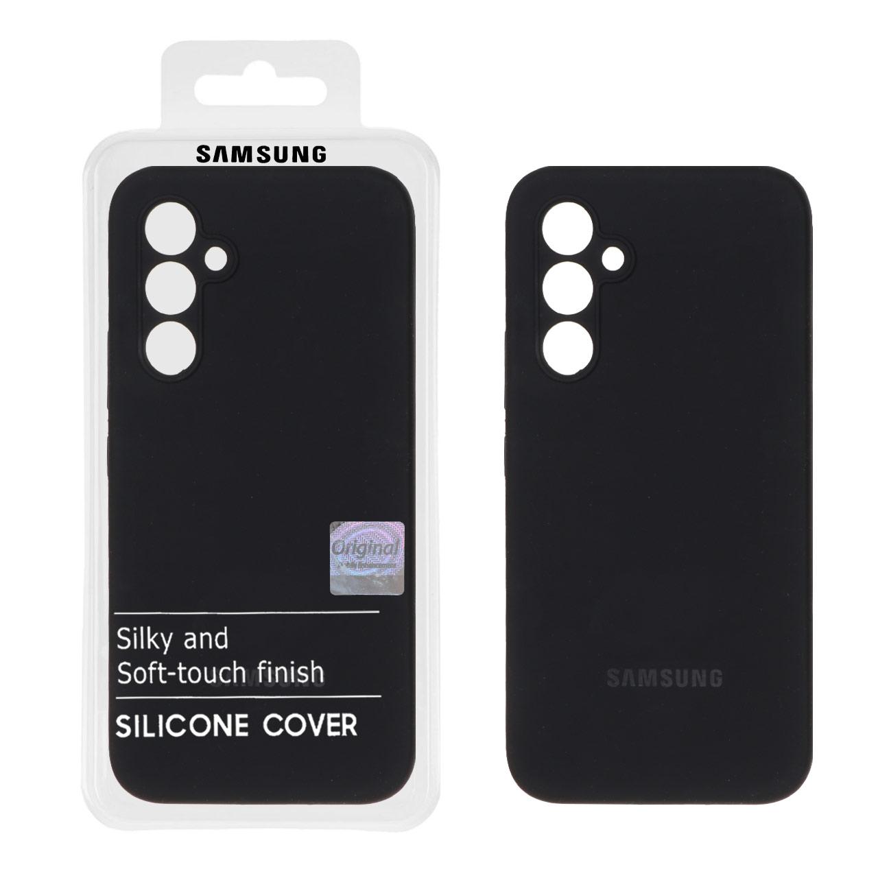 قاب سیلیکونی پاک کنی اورجینال Master Quality مدل Samsung Galaxy A54 - مشکی (پک دار) - اسپه کالا قاب سیلیکونی پاک کنی اورجینال Master Quality مدل Samsung Galaxy A54 - مشکی (پک دار) - تصویر 1