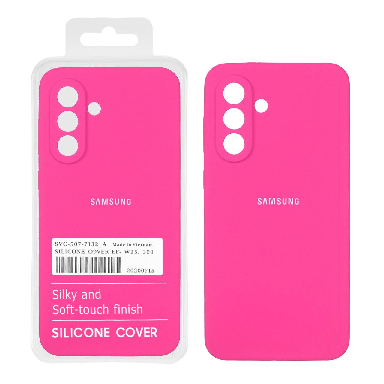 قاب سیلیکونی پاک کنی اورجینال درجه یک Samsung Galaxy A56 / A36 - صورتی فانتزی (پک دار) - اسپه کالا قاب سیلیکونی پاک کنی اورجینال درجه یک Samsung Galaxy A56 / A36 - صورتی فانتزی (پک دار) - تصویر 1