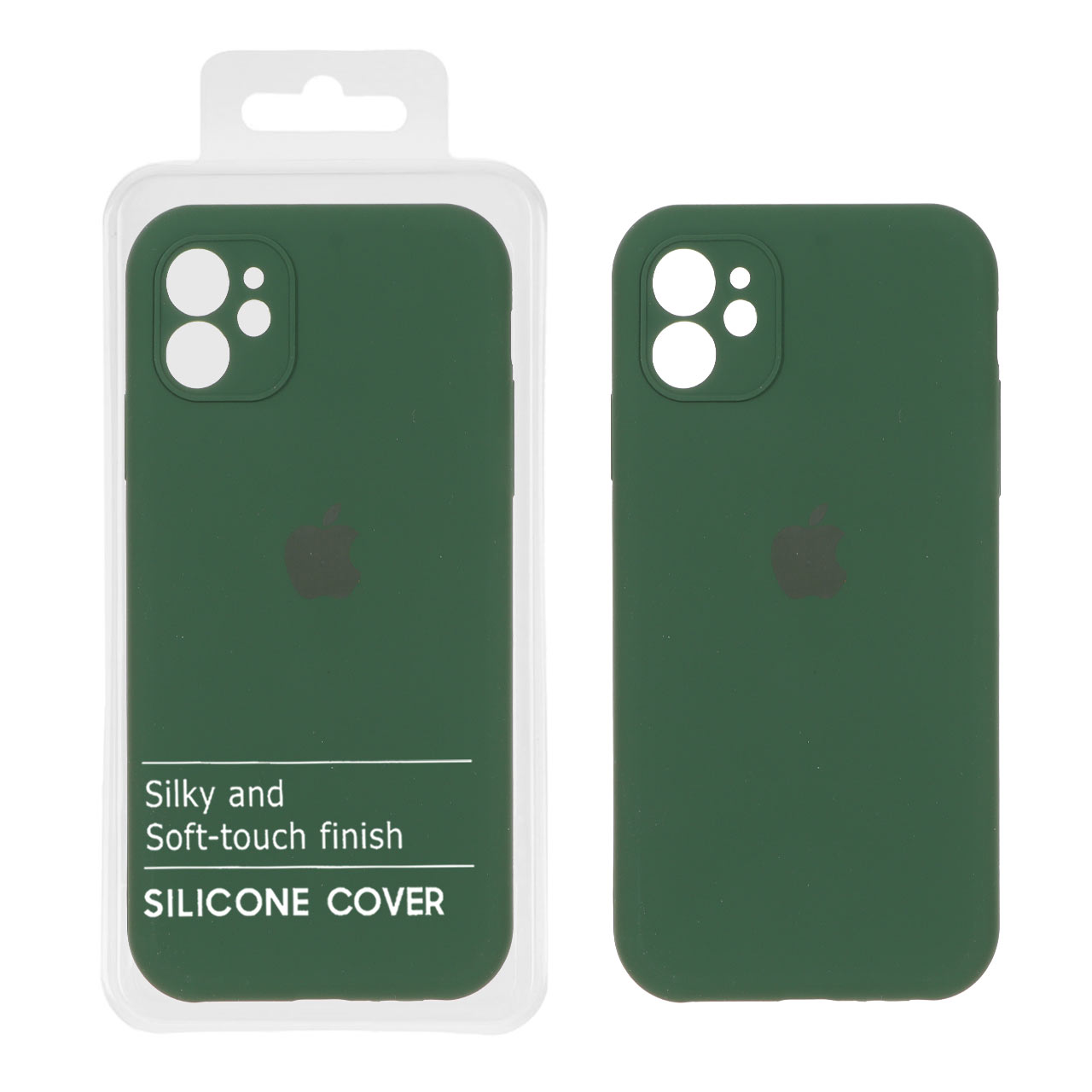 قاب سیلیکونی پاک کنی اورجینال Master Quality مدل Apple iPhone 11 - سبز تیره (پک دار) - اسپه کالا قاب سیلیکونی پاک کنی اورجینال Master Quality مدل Apple iPhone 11 - سبز تیره (پک دار) - تصویر 1