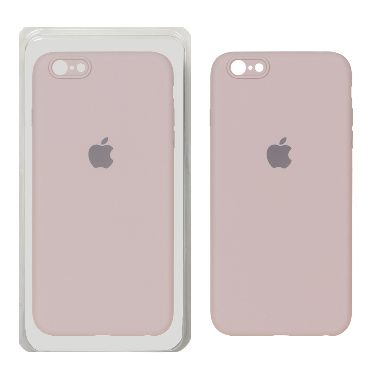 1360664 قاب سیلیکونی پاک کنی محافظ لنزدار اورجینال Apple iPhone 6 Plus / iPhone 6s Plus - کالباسی (پک دار) - تصویر 1