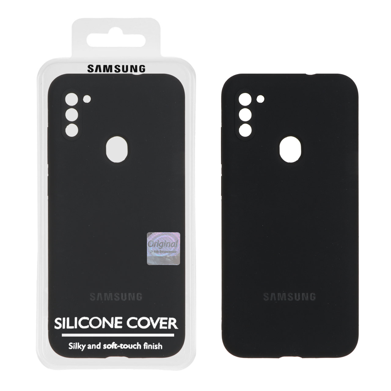 قاب سیلیکونی پاک کنی اورجینال Master Quality مدل Samsung Galaxy A11 / M11 - مشکی (پک دار) - اسپه کالا قاب سیلیکونی پاک کنی اورجینال Master Quality مدل Samsung Galaxy A11 / M11 - مشکی (پک دار) - تصویر 1