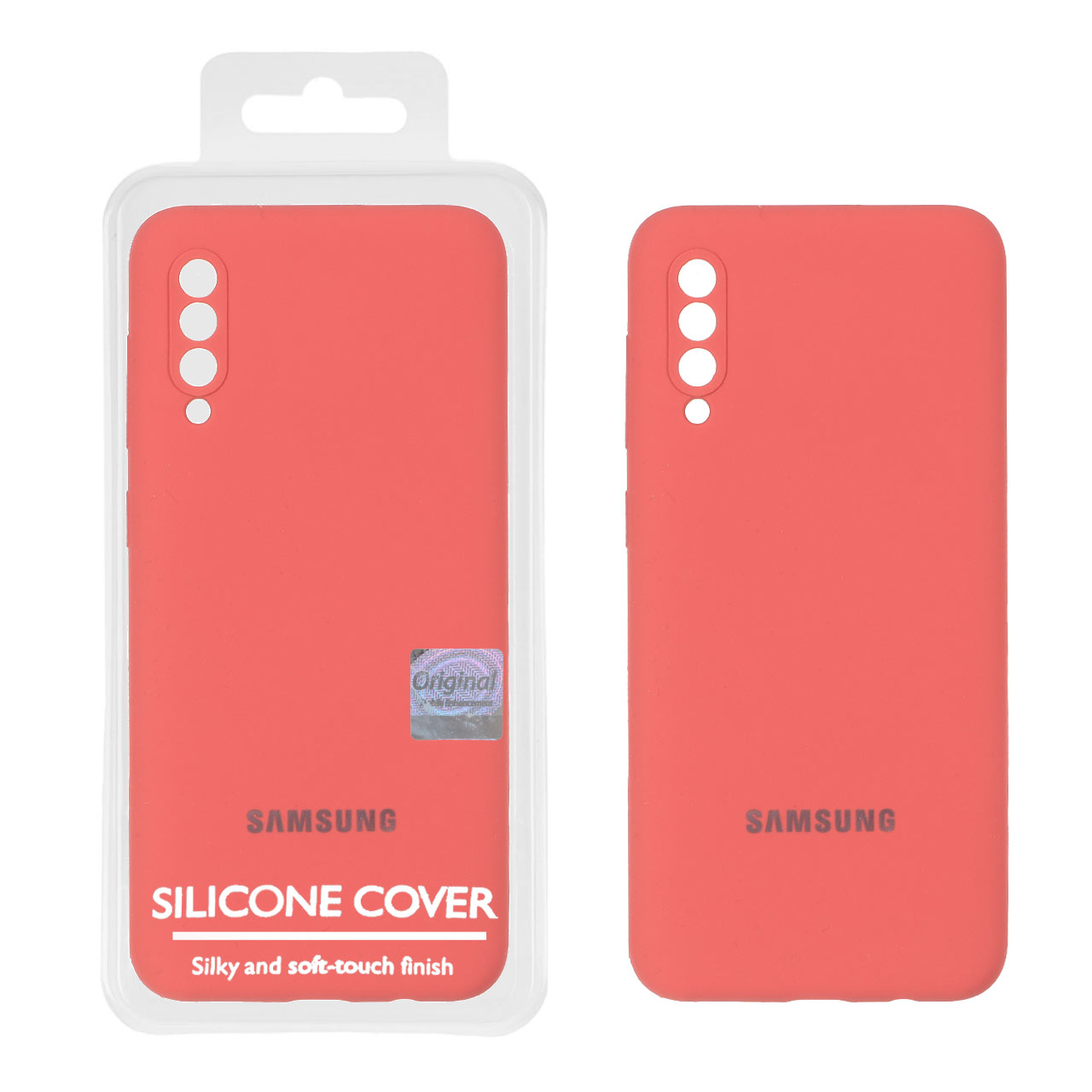 1369144 قاب سیلیکونی پاک کنی اورجینال Master Quality مدل Samsung Galaxy A50 / A50s / A30s - هلویی (پک دار) - تصویر 1