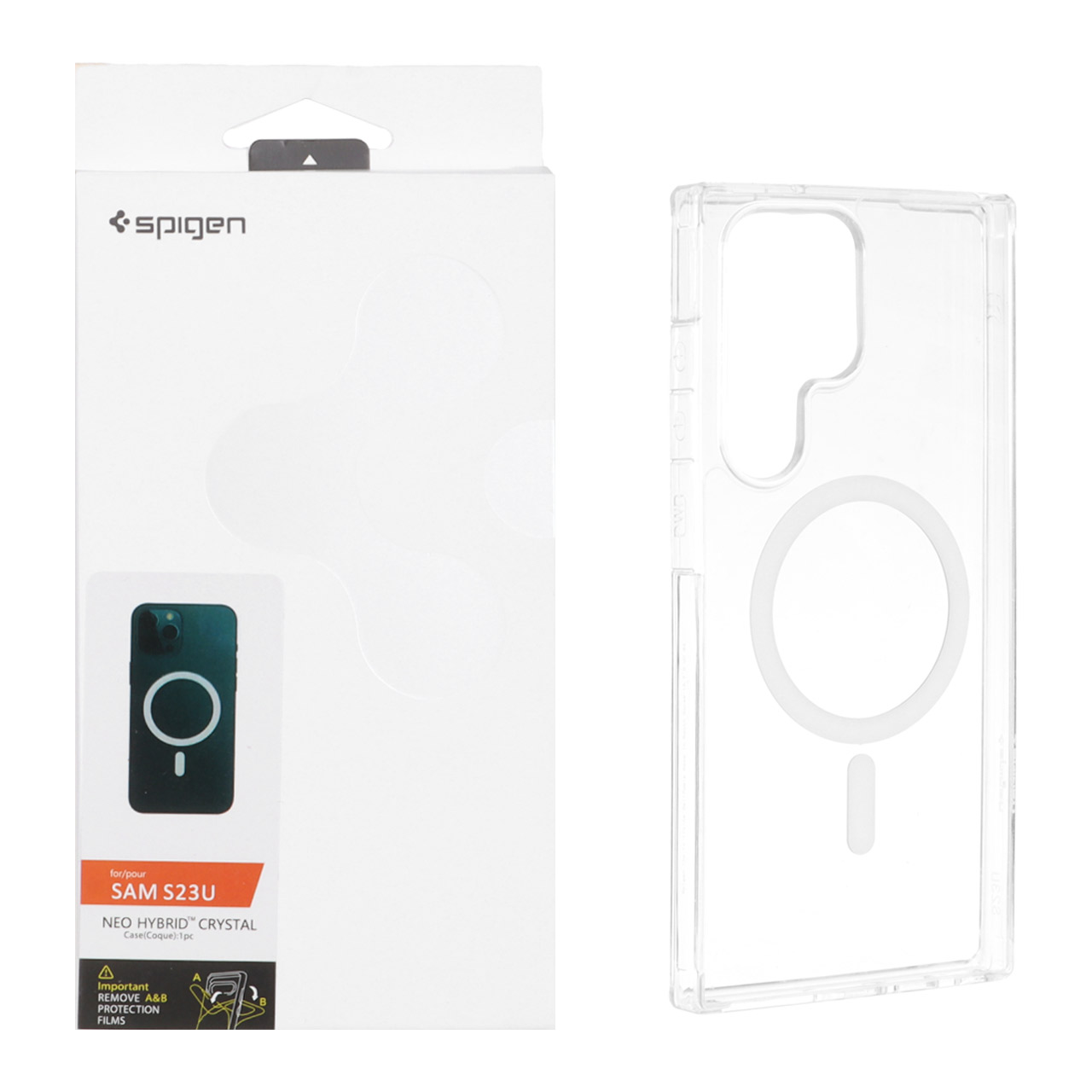 قاب Spigen اورجینال شفاف NEO HYBRID Magsafe مدل Samsung Galaxy S23 Ultra (پک دار) - اسپه کالا قاب Spigen اورجینال شفاف NEO HYBRID Magsafe مدل Samsung Galaxy S23 Ultra (پک دار) - تصویر 1