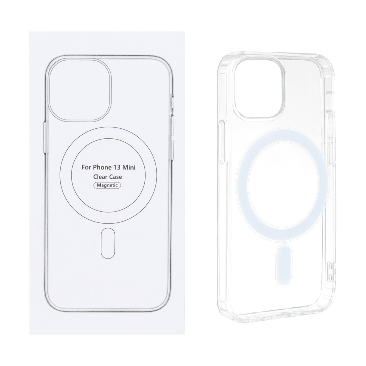 قاب شفاف Apple iPhone 13 Mini با قابلیت شارژ MagSafe (پک دار) - اسپه کالا قاب شفاف Apple iPhone 13 Mini با قابلیت شارژ MagSafe (پک دار) - تصویر 1