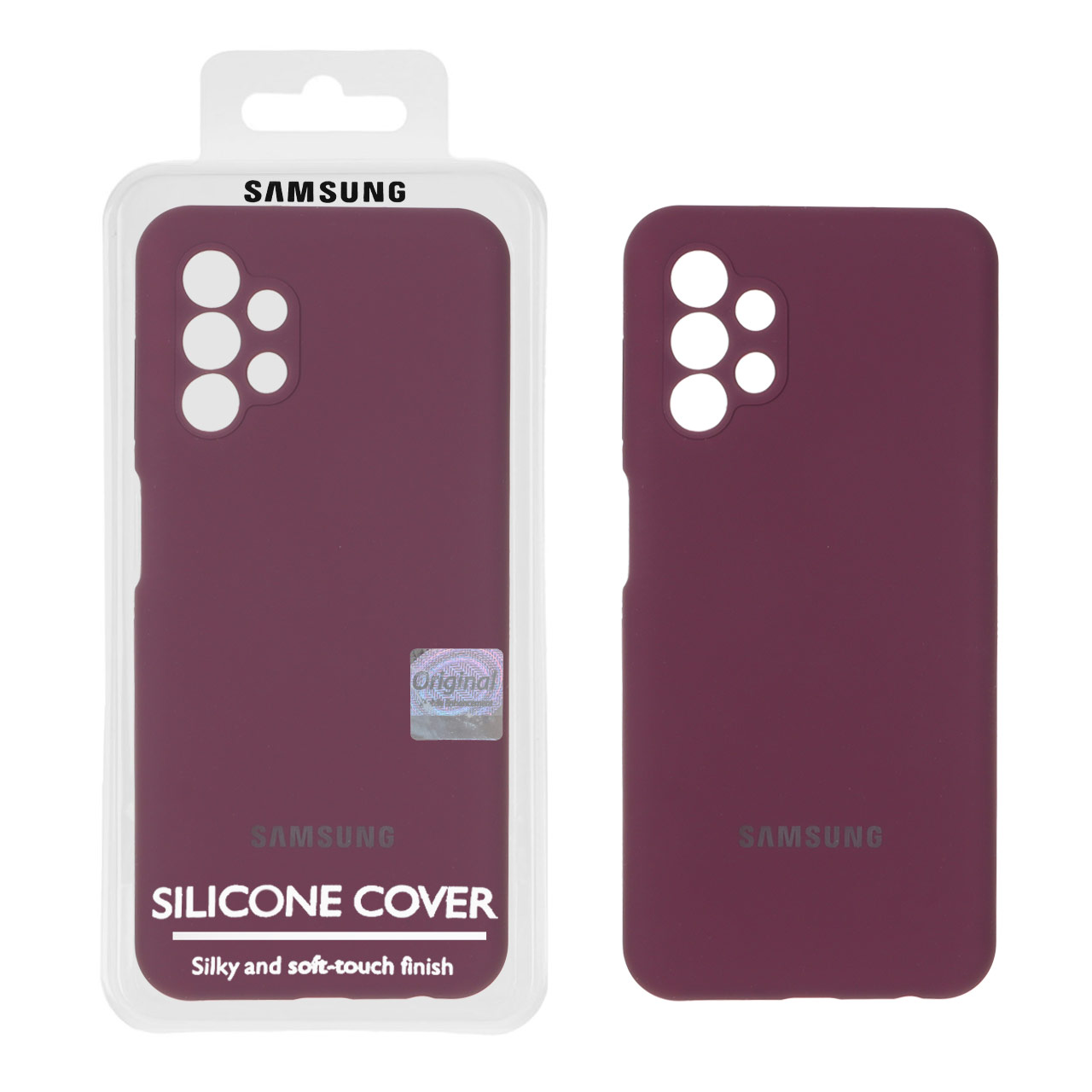 قاب سیلیکونی پاک کنی اورجینال Master Quality مدل Samsung Galaxy A13 4G - عنابی (پک دار) - اسپه کالا قاب سیلیکونی پاک کنی اورجینال Master Quality مدل Samsung Galaxy A13 4G - عنابی (پک دار) - تصویر 1