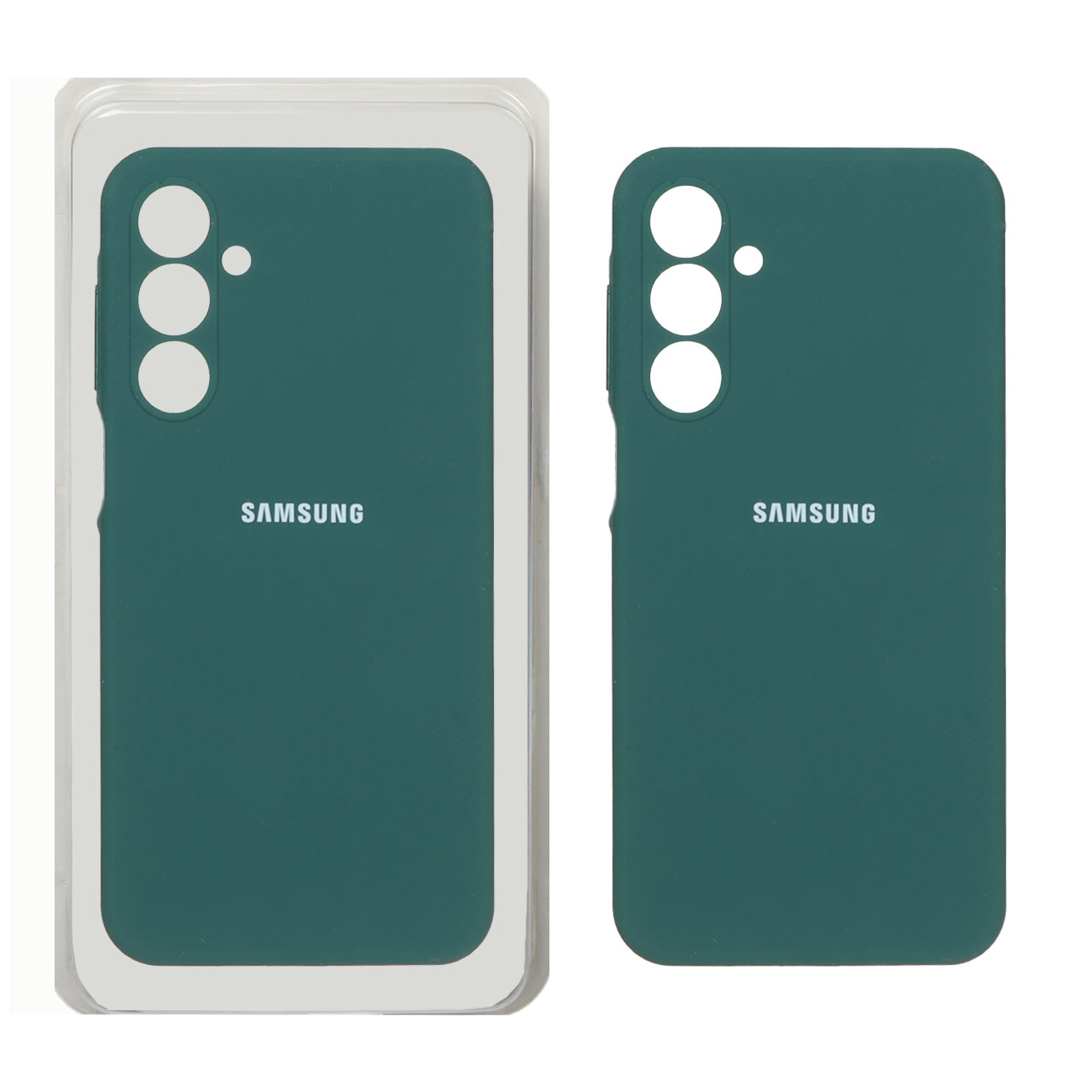 قاب سیلیکونی پاک کنی محافظ لنزدار اورجینال Samsung Galaxy A16 - سبز تیره (پک اصلی) - اسپه کالا قاب سیلیکونی پاک کنی محافظ لنزدار اورجینال Samsung Galaxy A16 - سبز تیره (پک اصلی) - تصویر 1