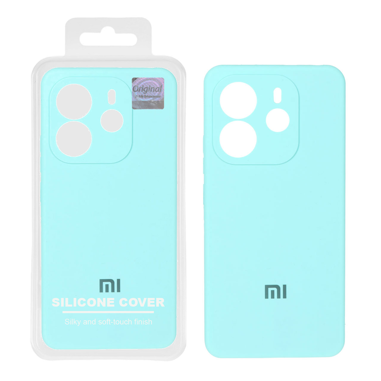 قاب سیلیکونی پاک کنی اورجینال Master Quality مدل Xiaomi Redmi Note 14 4G - سبزآبی (پک دار) - اسپه کالا قاب سیلیکونی پاک کنی اورجینال Master Quality مدل Xiaomi Redmi Note 14 4G - سبزآبی (پک دار) - تصویر 1