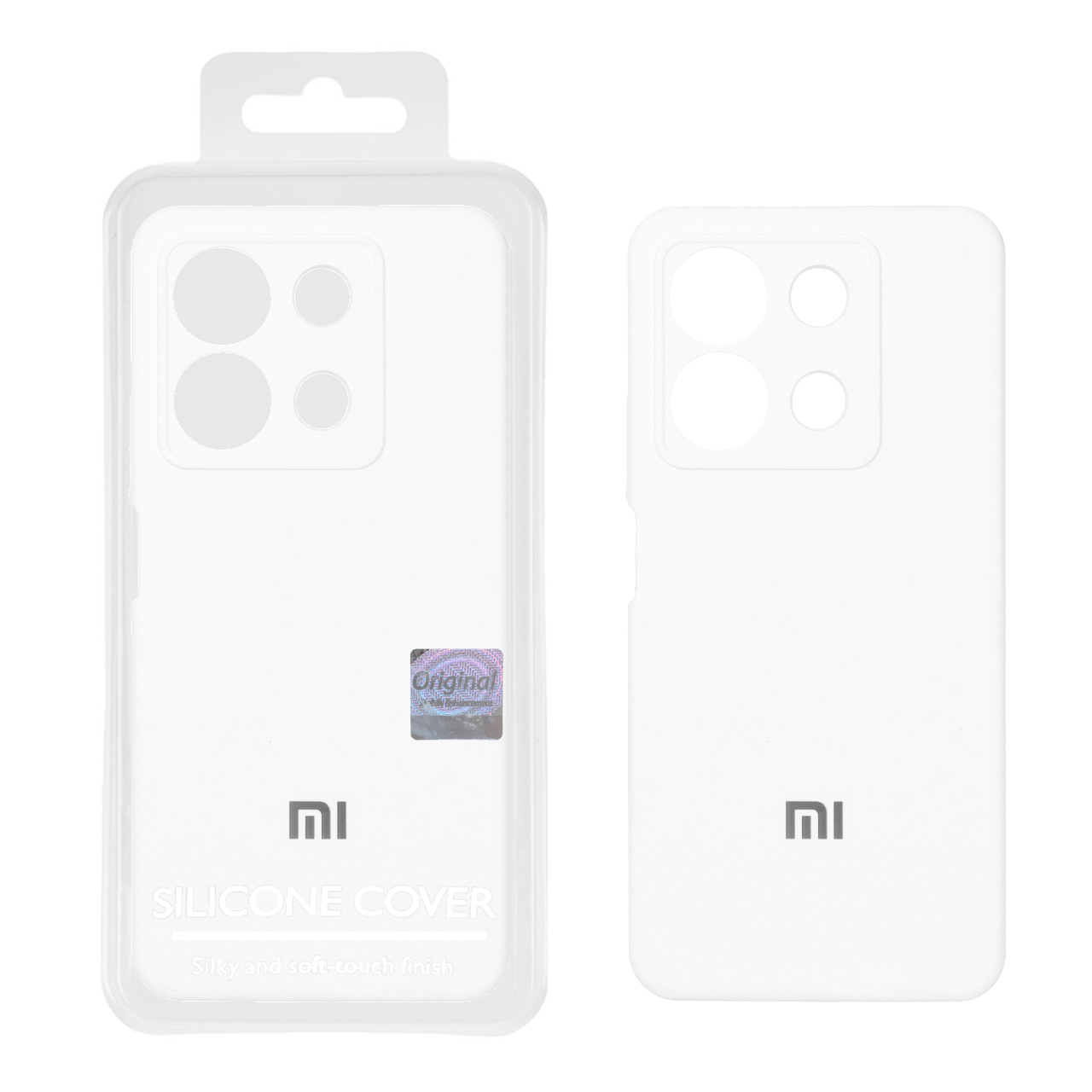 قاب سیلیکونی پاک کنی اورجینال Master Quality مدل Xiaomi Redmi Note 13 4G - سفید (پک دار) - اسپه کالا قاب سیلیکونی پاک کنی اورجینال Master Quality مدل Xiaomi Redmi Note 13 4G - سفید (پک دار) - تصویر 1