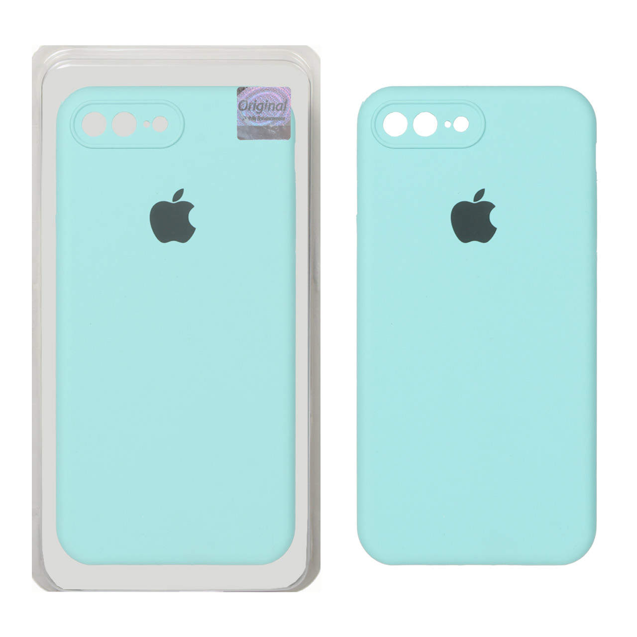 قاب سیلیکونی پاک کنی اورجینال Master Quality مدل Apple iPhone 7 Plus / iPhone 8 Plus - سبزآبی (پک دار) - اسپه کالا قاب سیلیکونی پاک کنی اورجینال Master Quality مدل Apple iPhone 7 Plus / iPhone 8 Plus - سبزآبی (پک دار) - تصویر 1