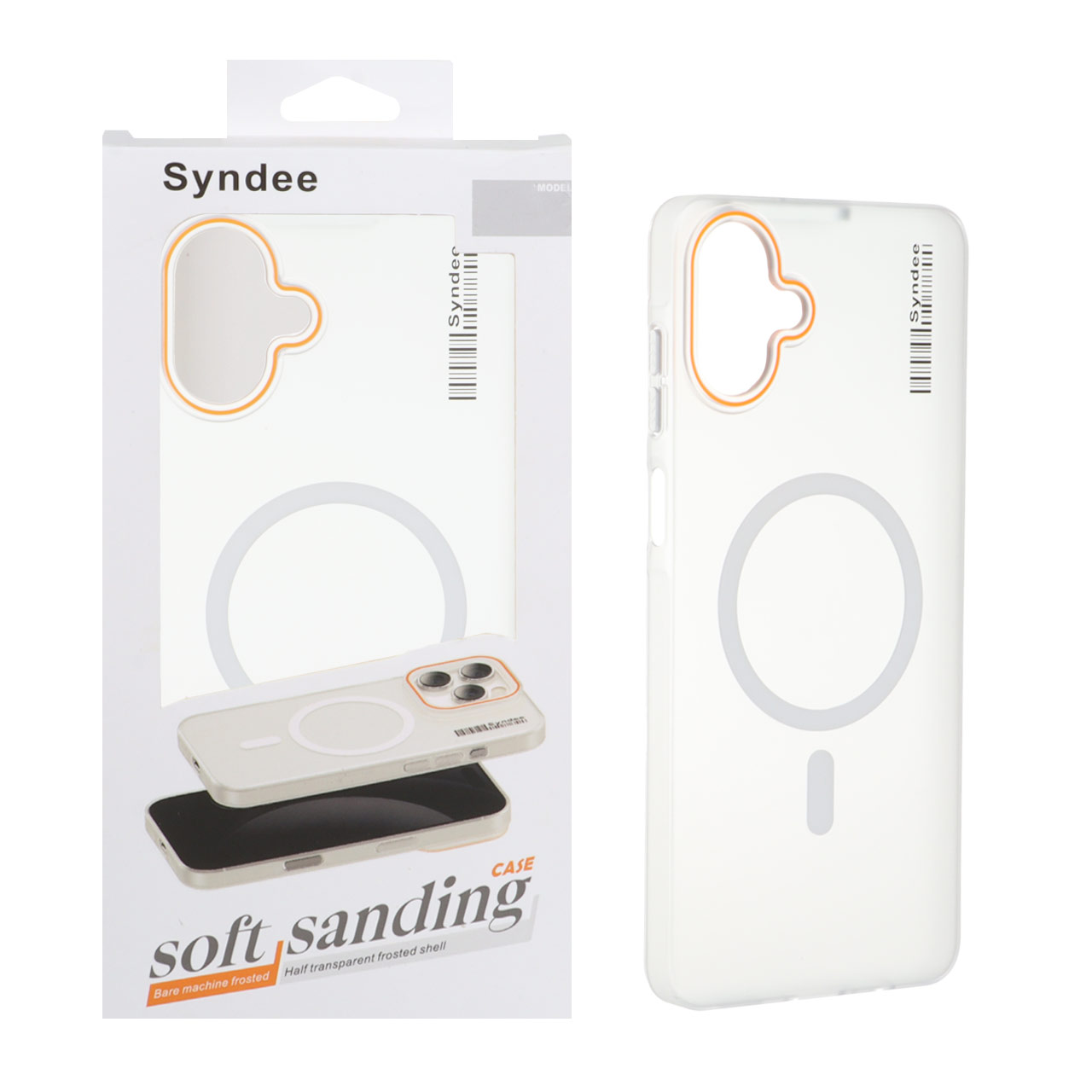 1563078 قاب اورجینال Syndee پشت مات MagSafe مدل Samsung Galaxy A07 - سفید (پک دار ) - تصویر 1