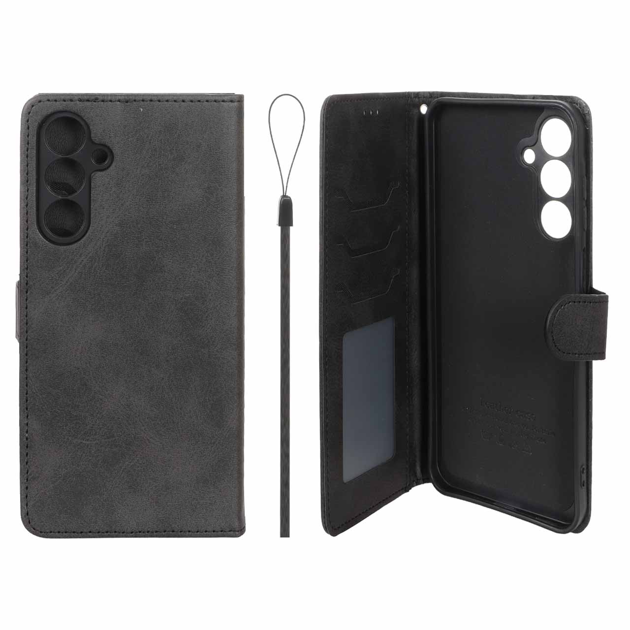 کیف موبایل مگنتی درجه یک داخل خز MNC Plus مدل Samsung Galaxy A16 - مشکی - اسپه کالا کیف موبایل مگنتی درجه یک داخل خز MNC Plus مدل Samsung Galaxy A16 - مشکی - تصویر 1