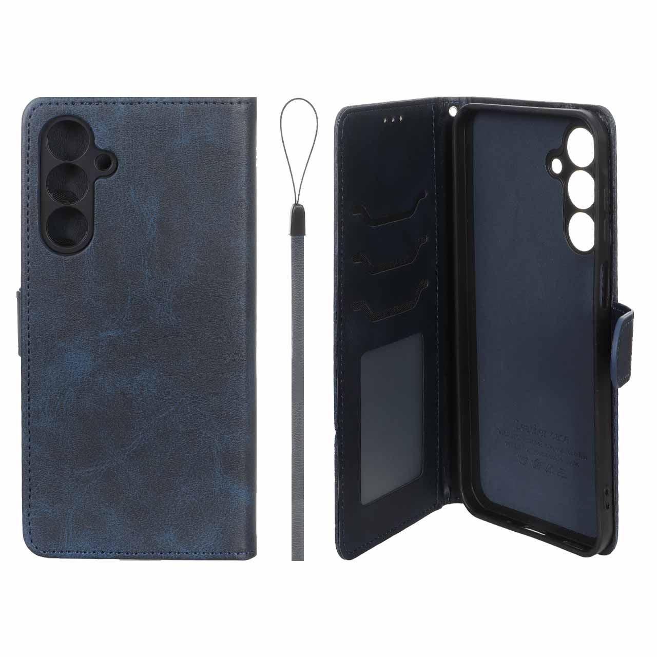 کیف موبایل مگنتی درجه یک داخل خز MNC Plus مدل Samsung Galaxy A16 - سرمه ای - اسپه کالا کیف موبایل مگنتی درجه یک داخل خز MNC Plus مدل Samsung Galaxy A16 - سرمه ای - تصویر 1