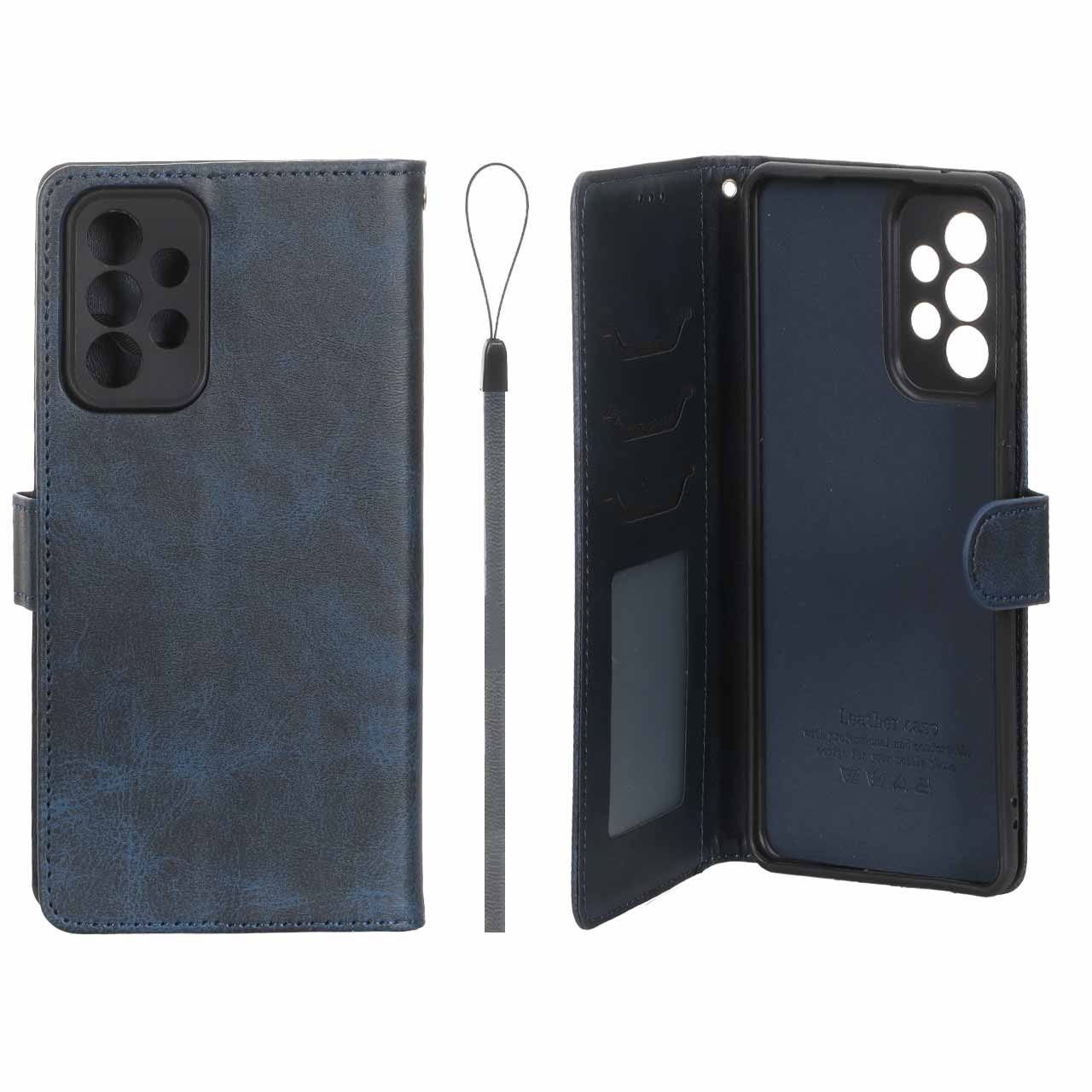 کیف موبایل مگنتی درجه یک داخل خز MNC Plus مدل Samsung Galaxy A73 - سرمه ای - اسپه کالا کیف موبایل مگنتی درجه یک داخل خز MNC Plus مدل Samsung Galaxy A73 - سرمه ای - تصویر 1