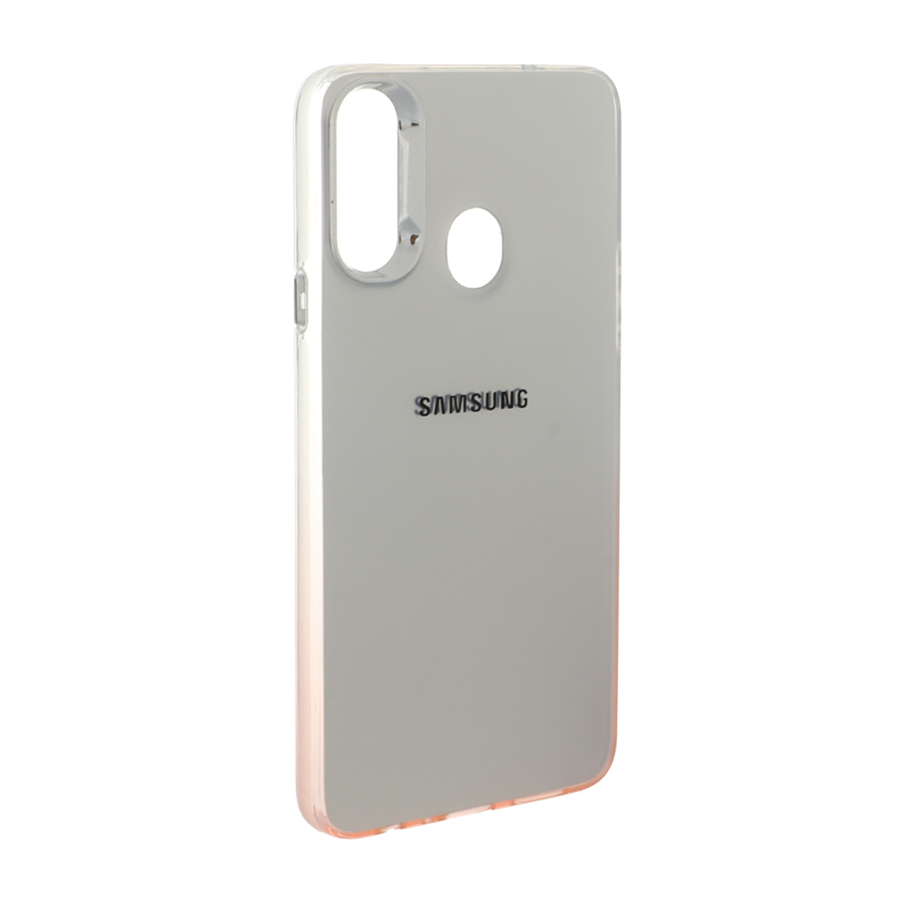 قاب SO COOL لنز متال لوگودار دور رنگی Samsung Galaxy A20s - شفاف نارنجی - اسپه کالا قاب SO COOL لنز متال لوگودار دور رنگی Samsung Galaxy A20s - شفاف نارنجی - تصویر 1
