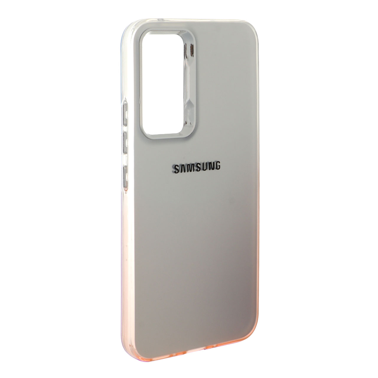 قاب SO COOL لنز متال لوگودار دور رنگی Samsung Galaxy A54 - شفاف نارنجی - اسپه کالا قاب SO COOL لنز متال لوگودار دور رنگی Samsung Galaxy A54 - شفاف نارنجی - تصویر 1