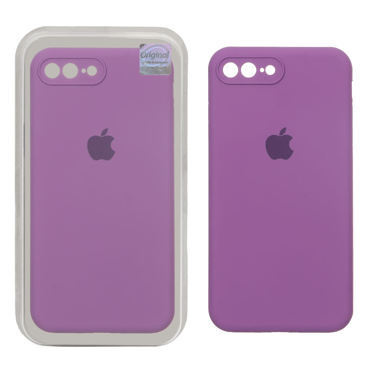 قاب سیلیکونی پاک کنی اورجینال Master Quality مدل Apple iPhone 7 Plus / iPhone 8 Plus - ارغوانی (پک دار) - اسپه کالا قاب سیلیکونی پاک کنی اورجینال Master Quality مدل Apple iPhone 7 Plus / iPhone 8 Plus - ارغوانی (پک دار) - تصویر 1