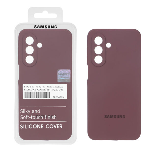 قاب سیلیکونی پاک کنی اورجینال Master Quality مدل Samsung Galaxy A17 / A26 - قهوه ای (پک دار)