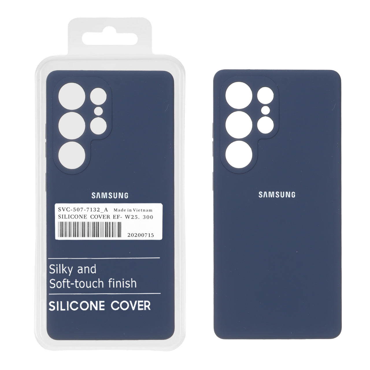 قاب سیلیکونی پاک کنی اورجینال درجه یک Samsung Galaxy S26 Ultra - سرمه ای (پک دار) - اسپه کالا قاب سیلیکونی پاک کنی اورجینال درجه یک Samsung Galaxy S26 Ultra - سرمه ای (پک دار) - تصویر 1