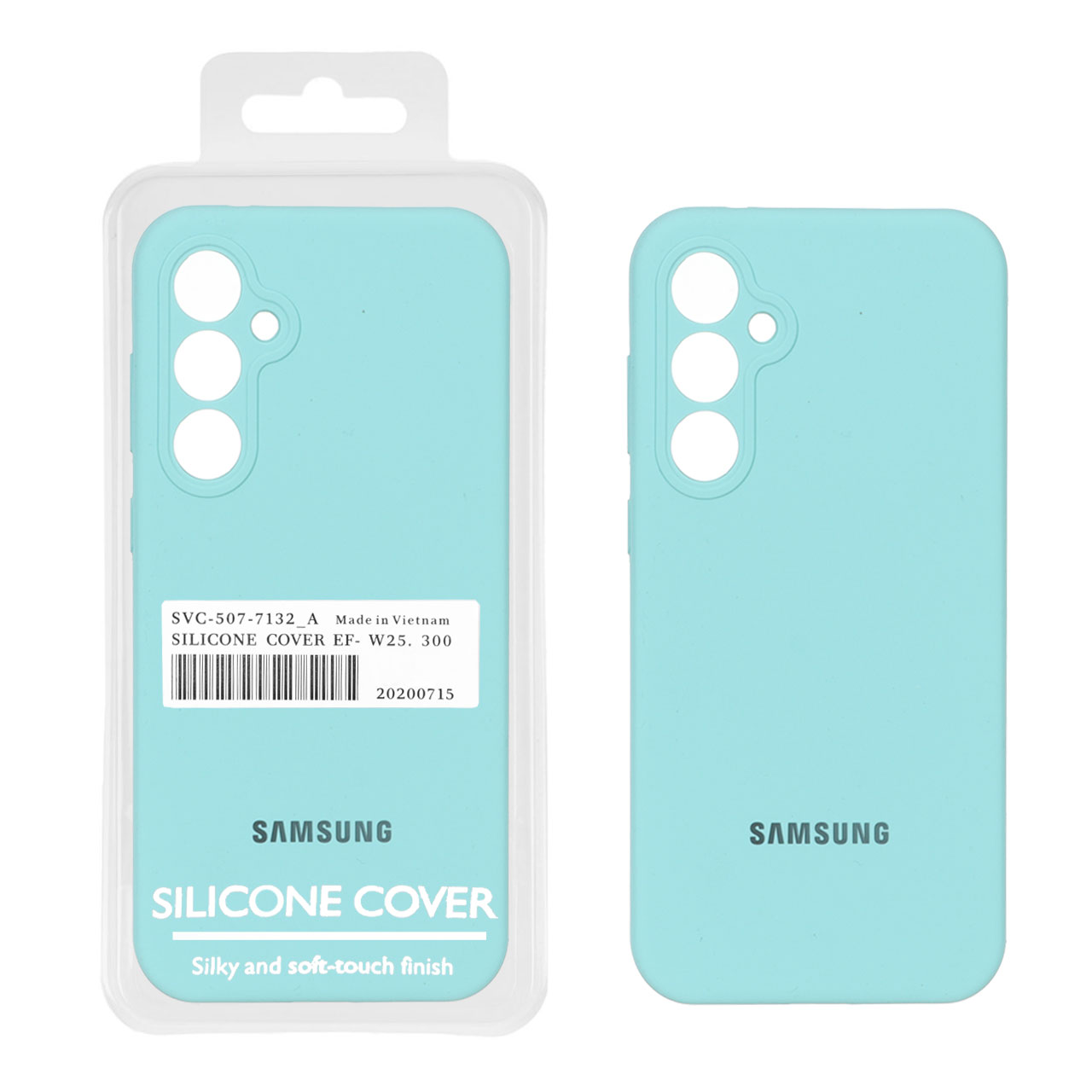 قاب سیلیکونی پاک کنی اورجینال Master Quality مدل Samsung Galaxy S23 FE - سبزآبی (پک دار) - اسپه کالا قاب سیلیکونی پاک کنی اورجینال Master Quality مدل Samsung Galaxy S23 FE - سبزآبی (پک دار) - تصویر 1