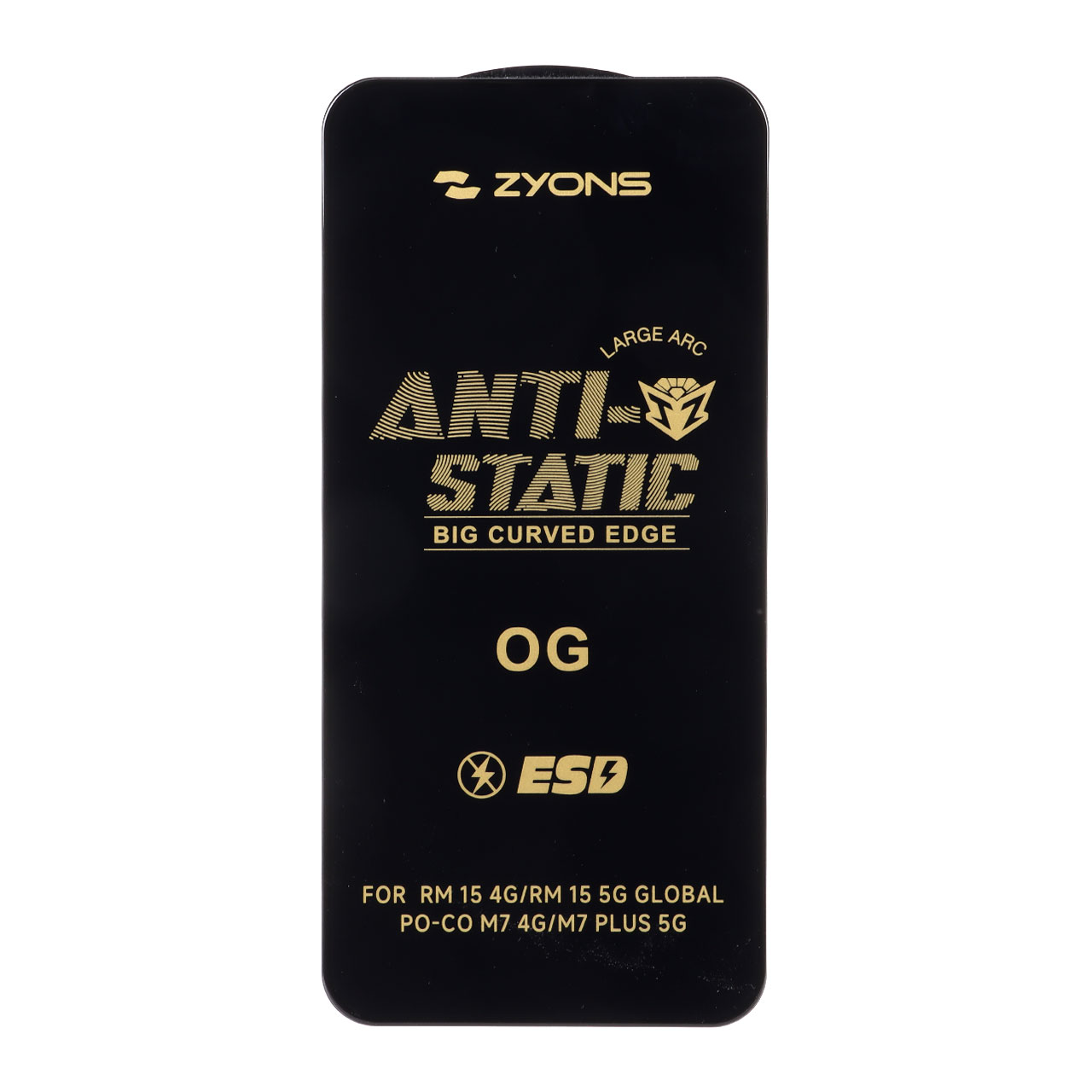 محافظ صفحه نمایش شیشه ای Full Cover ESD Anti Static - Zyons OG مدل Xiaomi Redmi 15 / Poco M7 4G - اسپه کالا محافظ صفحه نمایش شیشه ای Full Cover ESD Anti Static - Zyons OG مدل Xiaomi Redmi 15 / Poco M7 4G - تصویر 1