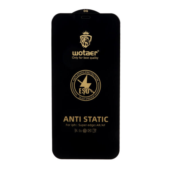 محافظ صفحه نمایش شیشه ای Full Cover ESD Anti Static - Wotaer OG مدل NTC - Apple iPhone 12 / iPhone 12 Pro