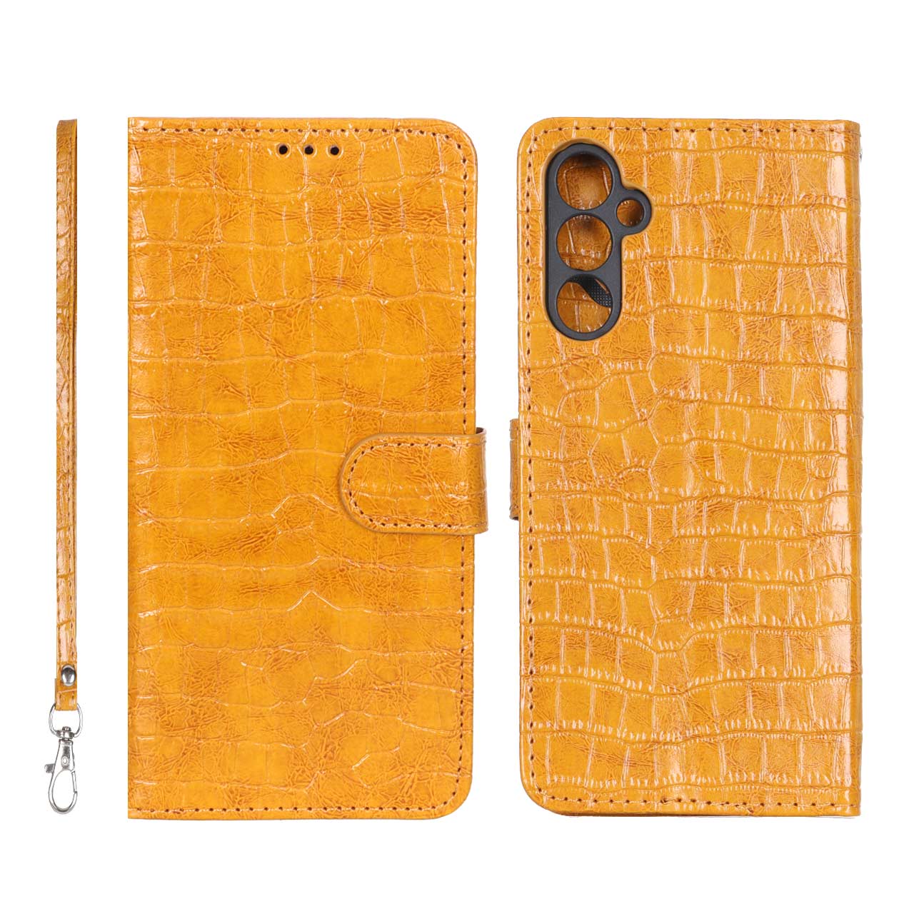 کیف موبایل مگنتی کروکو MNC مدل Samsung Galaxy A24 - عسلی - اسپه کالا کیف موبایل مگنتی کروکو MNC مدل Samsung Galaxy A24 - عسلی - تصویر 1