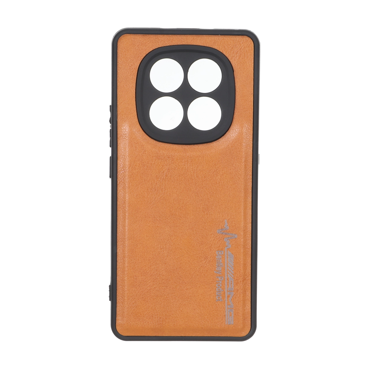 4590638 قاب طرح چرم AMG محافظ لنزدار Xiaomi Redmi Note 15 / Poco M8 5G - عسلی - تصویر 1