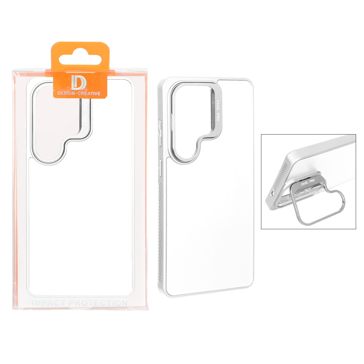 قاب اورجینال PVD Case Pro استندشو MagSafe مدل Samsung Galaxy S26 Ultra - نقره ای (پک دار) - اسپه کالا قاب اورجینال PVD Case Pro استندشو MagSafe مدل Samsung Galaxy S26 Ultra - نقره ای (پک دار) - تصویر 1