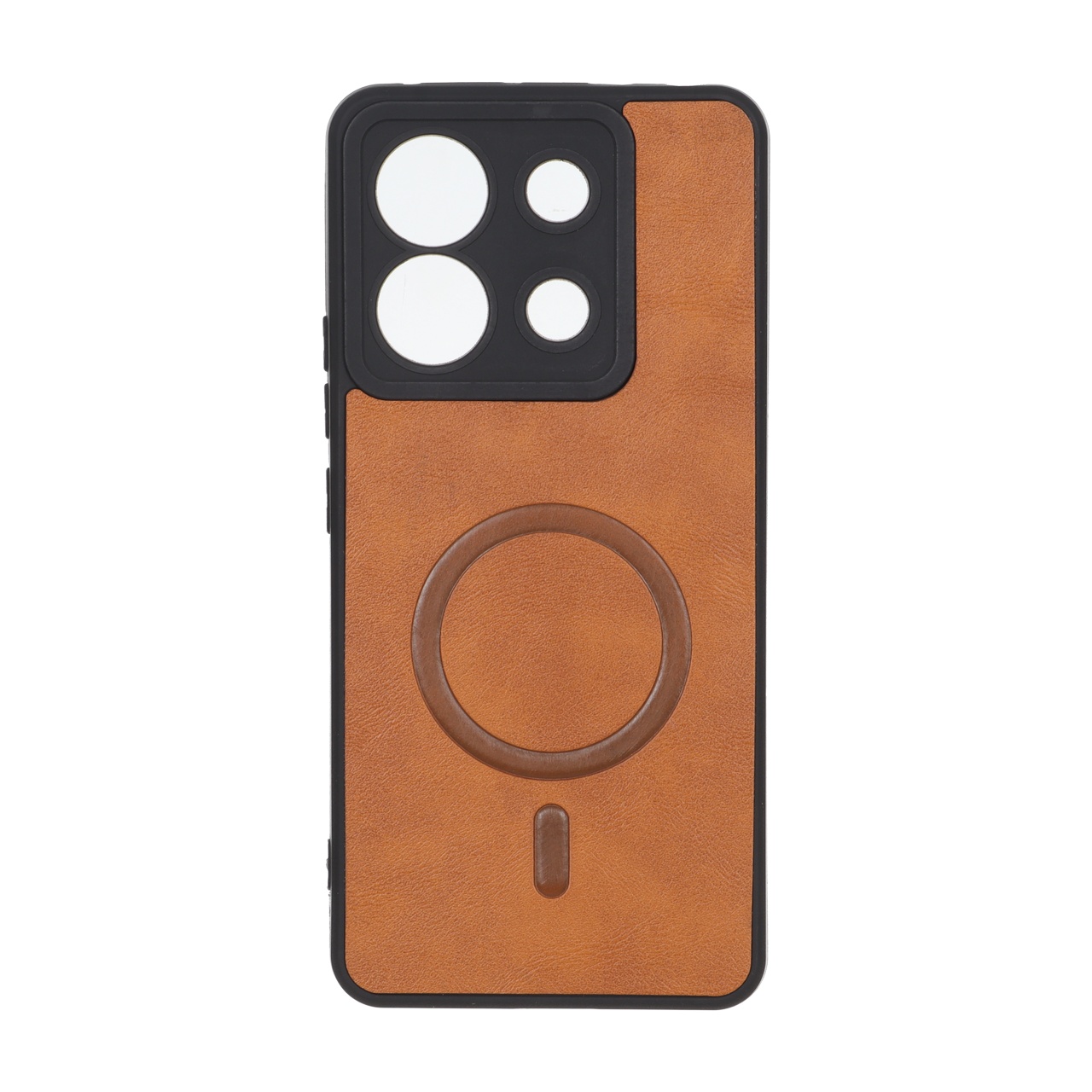 قاب چرمی طرح مگ سیف محافظ لنزدار Xiaomi Redmi Note 13 Pro 5G / Poco X6 5G - قهوه ای - اسپه کالا قاب چرمی طرح مگ سیف محافظ لنزدار Xiaomi Redmi Note 13 Pro 5G / Poco X6 5G - قهوه ای - تصویر 1