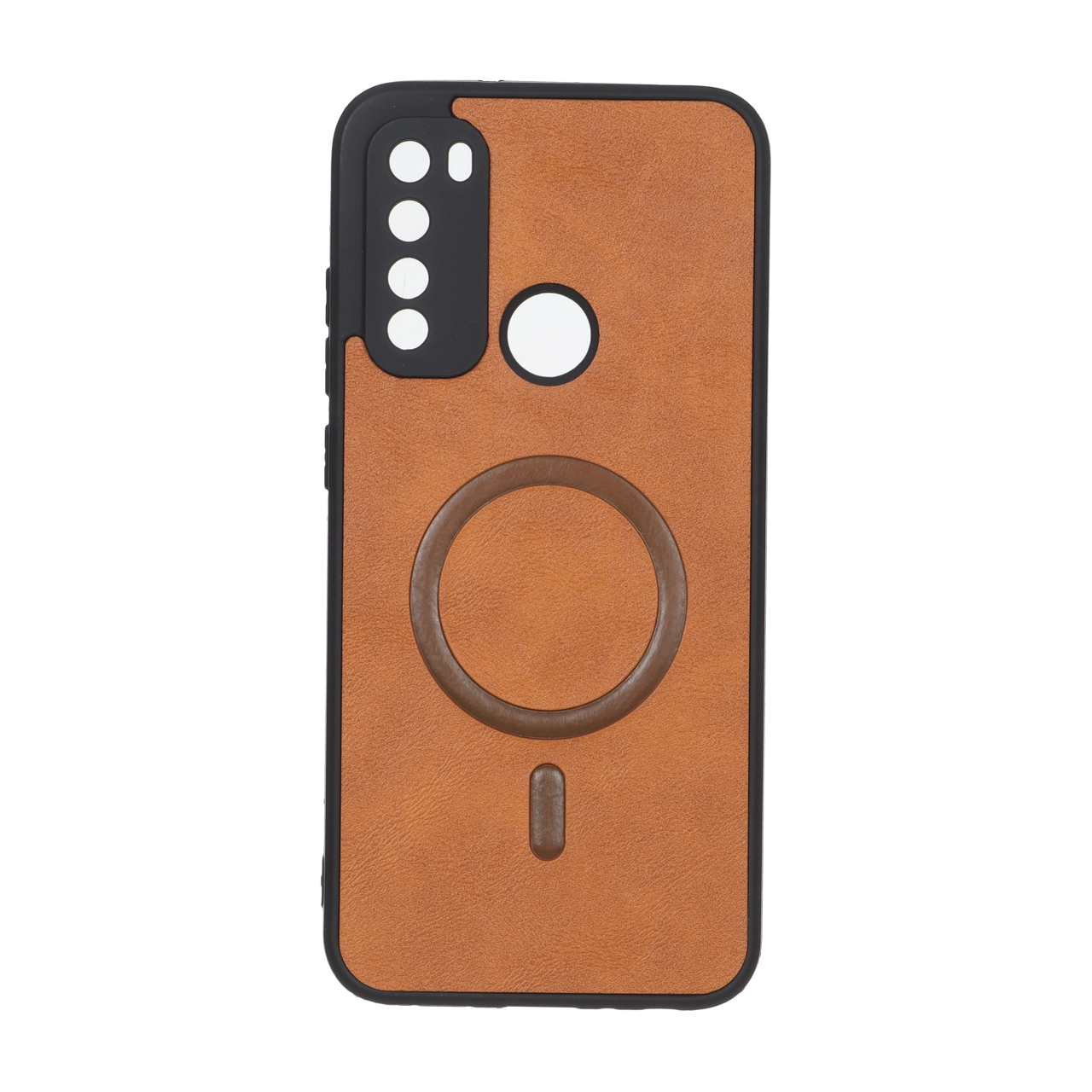 قاب چرمی طرح مگ سیف محافظ لنزدار Xiaomi Redmi Note 8 - قهوه ای - اسپه کالا قاب چرمی طرح مگ سیف محافظ لنزدار Xiaomi Redmi Note 8 - قهوه ای - تصویر 1