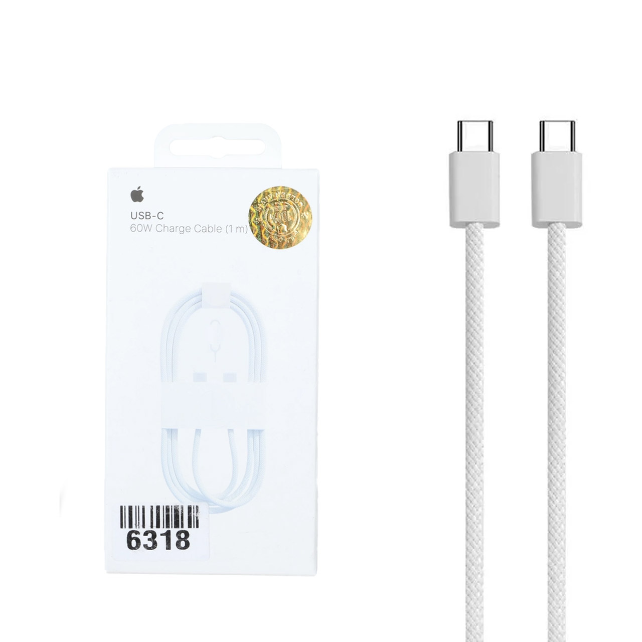 کابل شارژ Apple Type-C To Type-C مدل MW493ZM/A A2795 60W - سفید - ASP (گارانتی 18 ماهه آروین) - اسپه کالا کابل شارژ Apple Type-C To Type-C مدل MW493ZM/A A2795 60W - سفید - ASP (گارانتی 18 ماهه آروین) - تصویر 1
