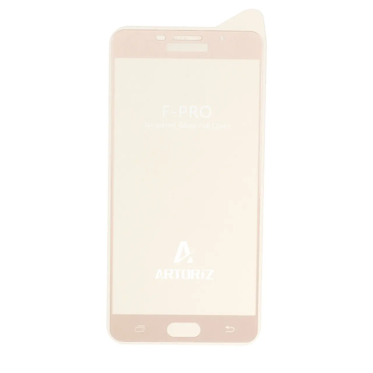 4604076 محافظ صفحه نمایش شیشه ای Full Cover - Tempered Artoriz مدل Samsung Galaxy A7 (2016) / A710 - طلایی - تصویر 1