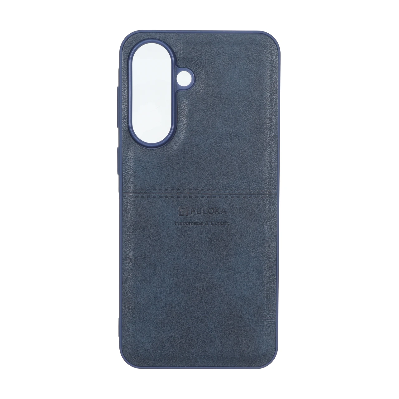 قاب طرح چرم Puloka خط دار Samsung Galaxy A37 - سرمه ای - اسپه کالا قاب طرح چرم Puloka خط دار Samsung Galaxy A37 - سرمه ای - تصویر 1