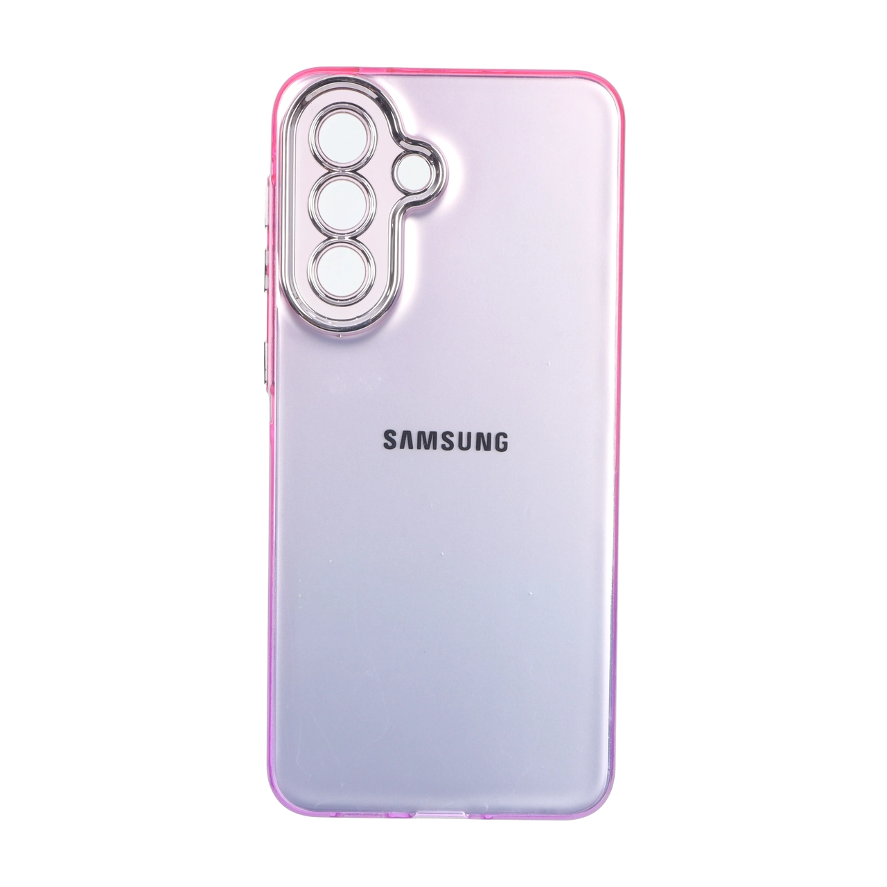 قاب SO COOL لنز شفاف لوگودار دور رنگی Samsung Galaxy A57 - صورتی بنفش - اسپه کالا قاب SO COOL لنز شفاف لوگودار دور رنگی Samsung Galaxy A57 - صورتی بنفش - تصویر 1