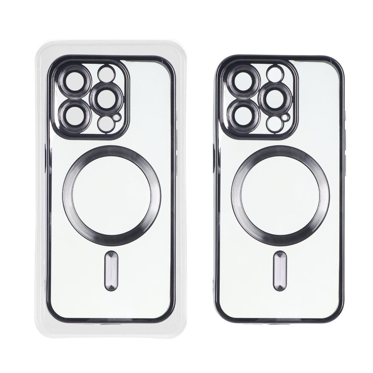 قاب اورجینال الکترواستاتیک Magsafe لنز گلس دار Apple iPhone 15 Pro - مشکی (پک دار) - اسپه کالا قاب اورجینال الکترواستاتیک Magsafe لنز گلس دار Apple iPhone 15 Pro - مشکی (پک دار) - تصویر 1