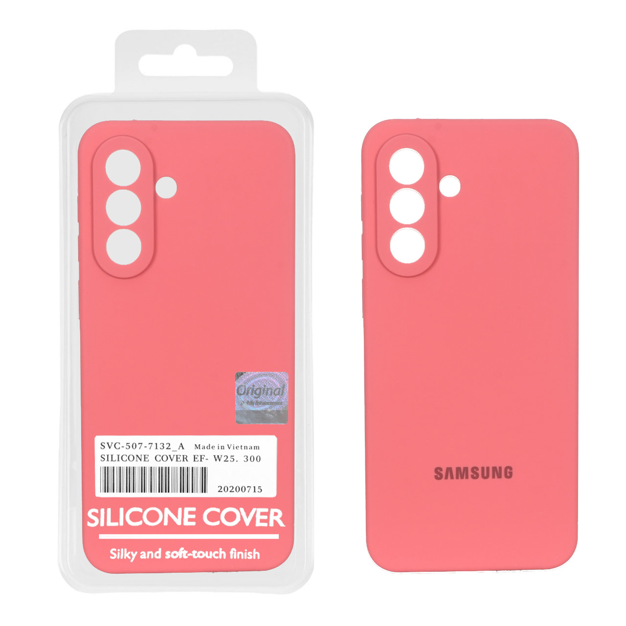 قاب سیلیکونی پاک کنی اورجینال Master Quality مدل Samsung Galaxy A37 - هلویی (پک دار) - اسپه کالا قاب سیلیکونی پاک کنی اورجینال Master Quality مدل Samsung Galaxy A37 - هلویی (پک دار) - تصویر 1