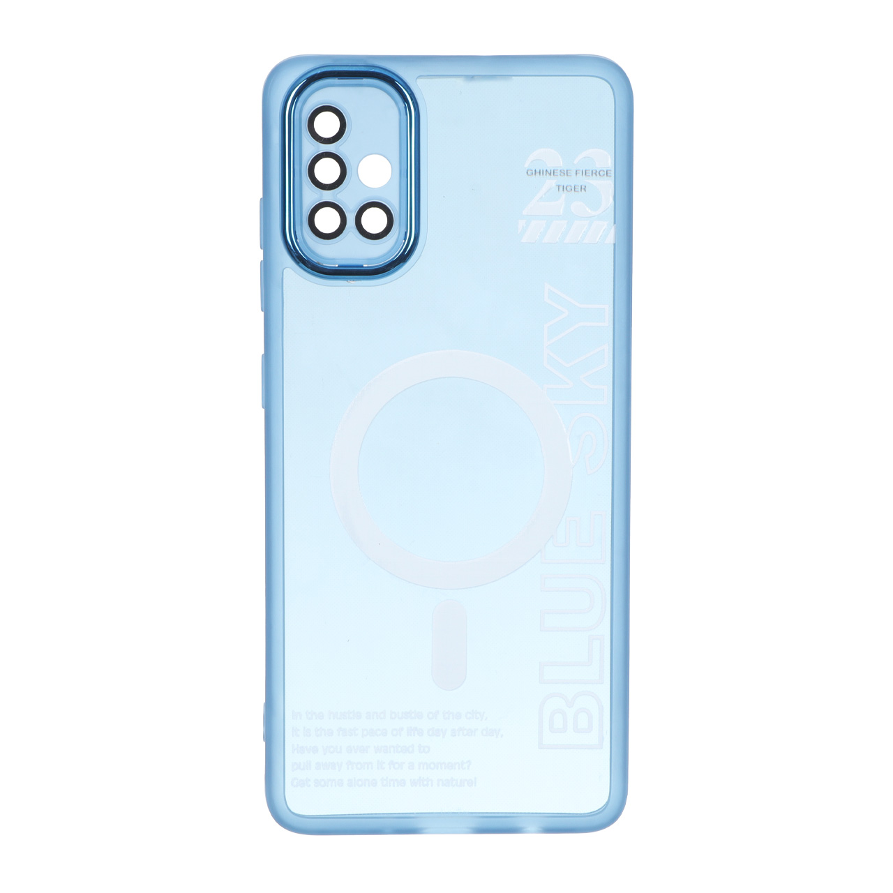 قاب Diamond Space طرح مگ سیف لنز گلس دار Samsung Galaxy A51 / M40s - آبی روشن - MPS - اسپه کالا قاب Diamond Space طرح مگ سیف لنز گلس دار Samsung Galaxy A51 / M40s - آبی روشن - MPS - تصویر 1