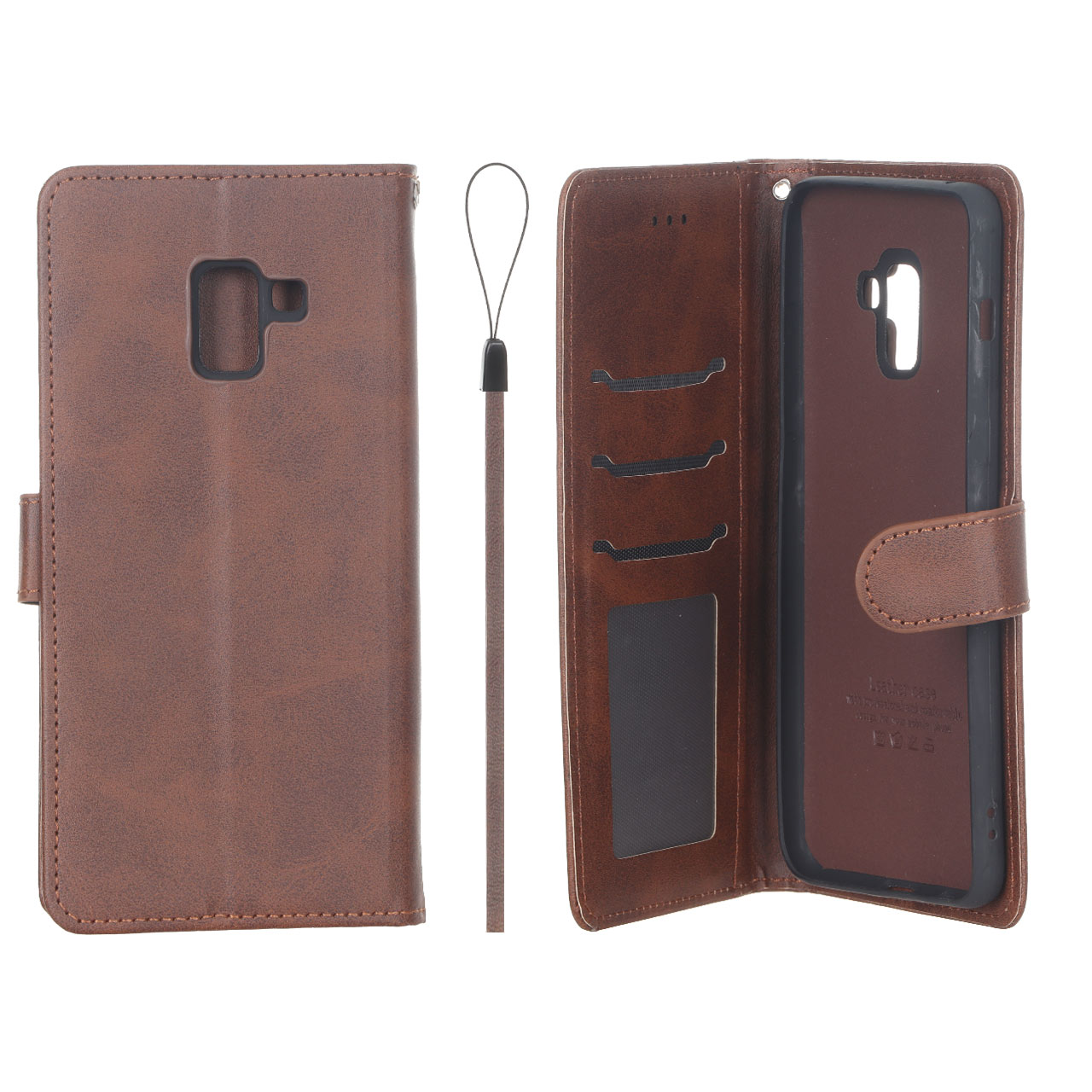 کیف موبایل مگنتی درجه یک داخل خز MNC Plus مدل Samsung Galaxy A8 Plus / A730 - قهوه ای - اسپه کالا کیف موبایل مگنتی درجه یک داخل خز MNC Plus مدل Samsung Galaxy A8 Plus / A730 - قهوه ای - تصویر 1
