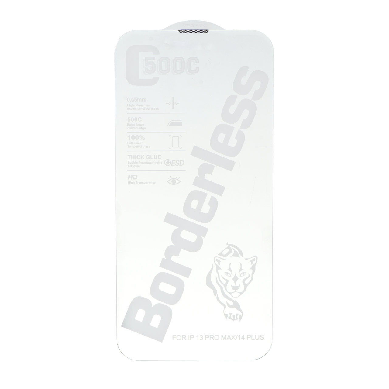 4623722 محافظ صفحه نمایش شیشه ای اورجینال بدون حاشیه Yong Poly ESD 500CC مدل Apple iPhone 13 Pro Max / iPhone 14 Plus - تصویر 1