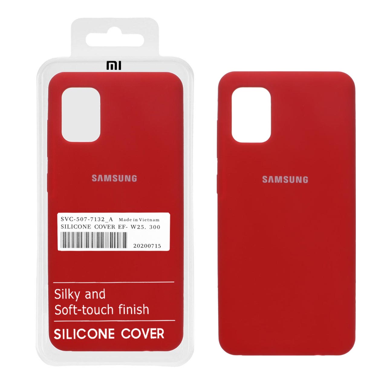 قاب سیلیکونی پاک کنی اورجینال درجه یک Samsung A31 - قرمز (پک دار) - اسپه کالا قاب سیلیکونی پاک کنی اورجینال درجه یک Samsung A31 - قرمز (پک دار) - تصویر 1