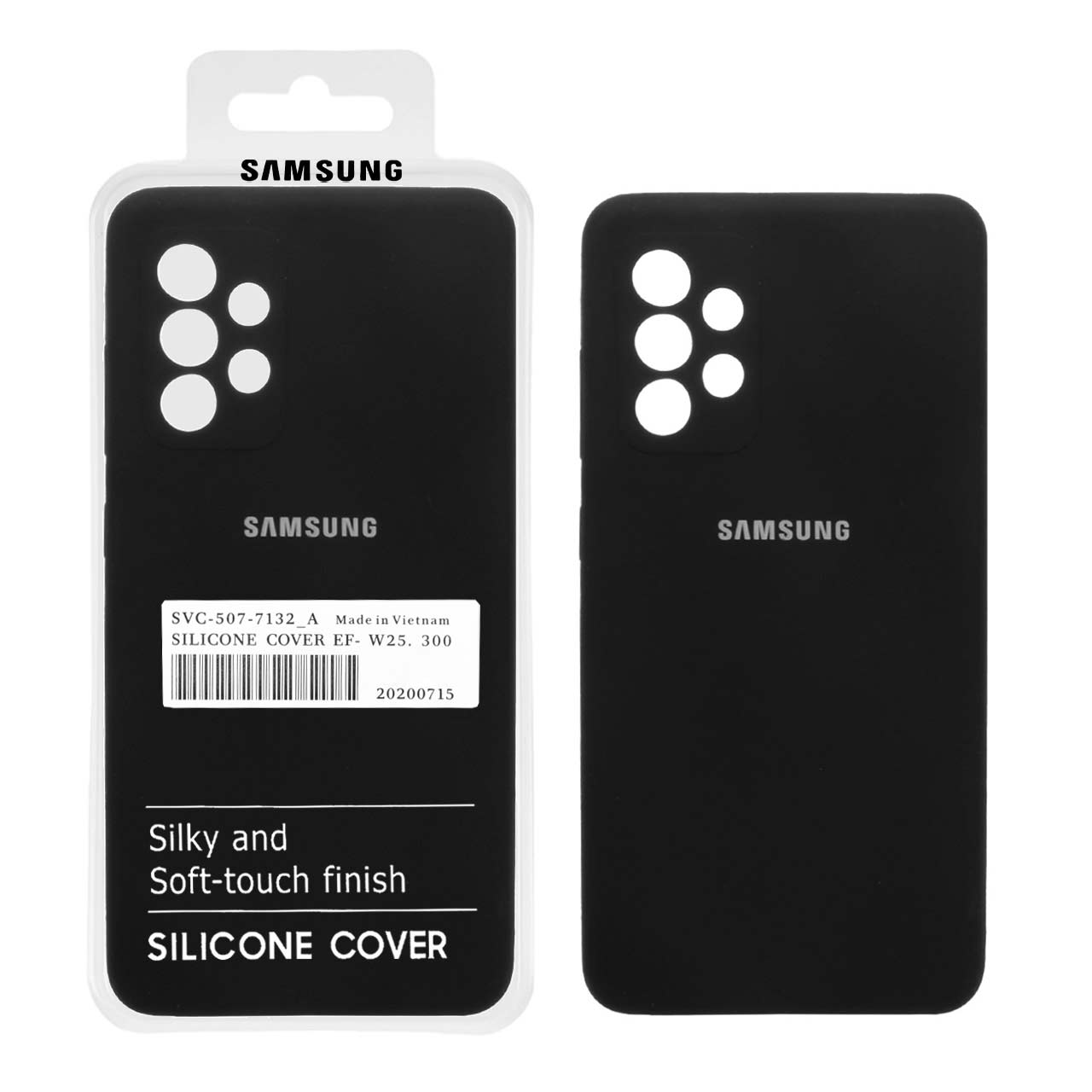 قاب سیلیکونی پاک کنی اورجینال درجه یک Samsung A33 - مشکی (پک دار) - اسپه کالا قاب سیلیکونی پاک کنی اورجینال درجه یک Samsung A33 - مشکی (پک دار) - تصویر 1
