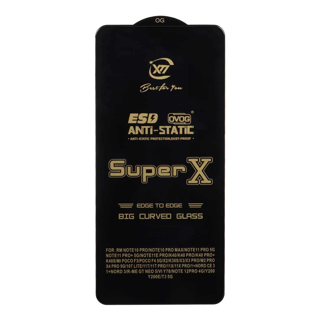 محافظ صفحه نمایش آنتی استاتیک Full Cover Super X مدل Xiaomi Redmi Note 14 4G / Note 12 Pro 4G / Note 11 Pro / Note 11 Pro Plus / Note 10 Pro 4G / Note 10 Pro Max / Poco F3 / F3 GT / F4 / X4 Pro / Mi 13T / Mi 13T Pro - اسپه کالا محافظ صفحه نمایش آنتی استاتیک Full Cover Super X مدل Xiaomi Redmi Note 14 4G / Note 12 Pro 4G / Note 11 Pro / Note 11 Pro Plus / Note 10 Pro 4G / Note 10 Pro Max / Poco F3 / F3 GT / F4 / X4 Pro / Mi 13T / Mi 13T Pro - تصویر 1