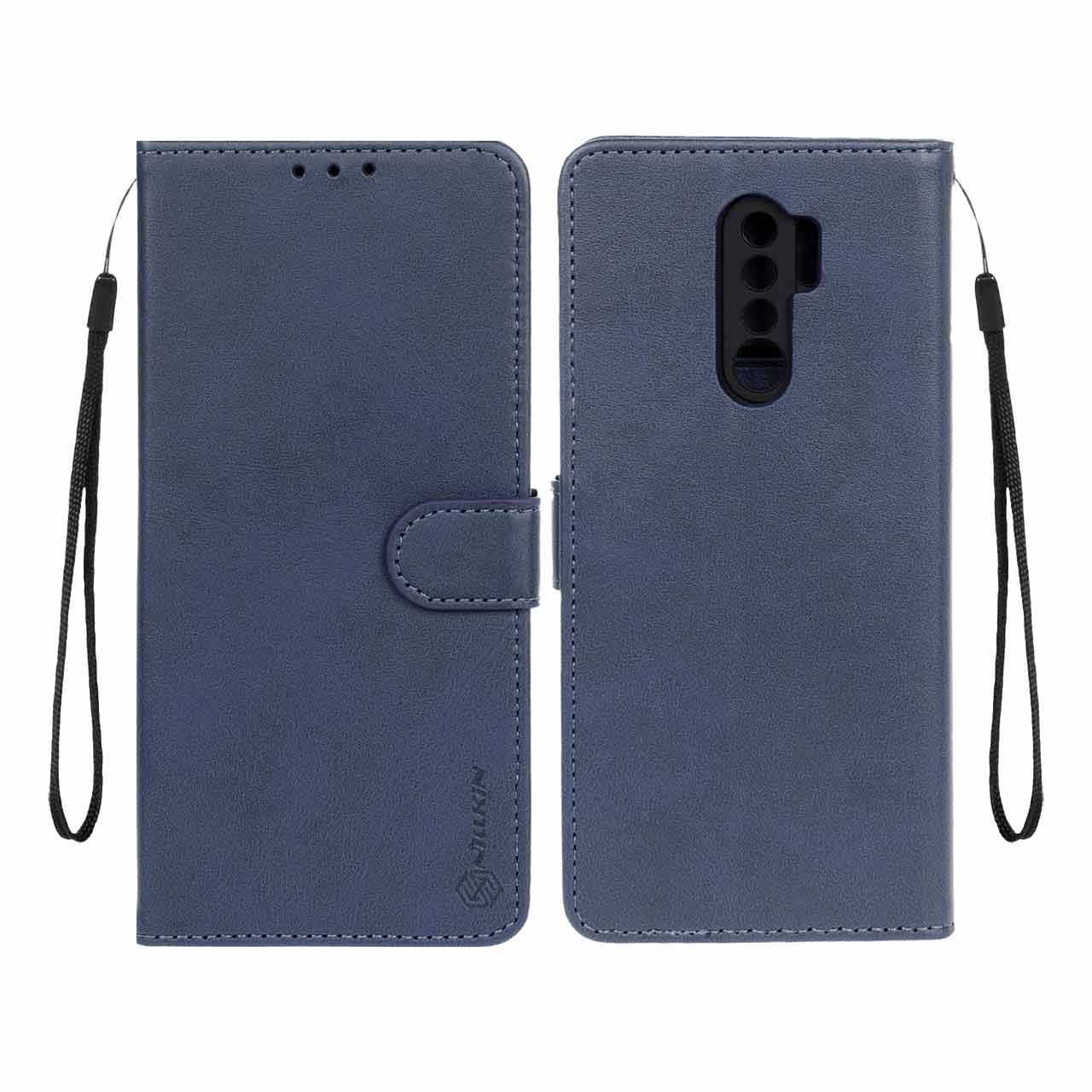 1015106 کیف موبایل مگنتی Nillkin مدل Xiaomi Redmi 9 / Redmi 9 Prime / Poco M2 - سرمه ای - تصویر 1