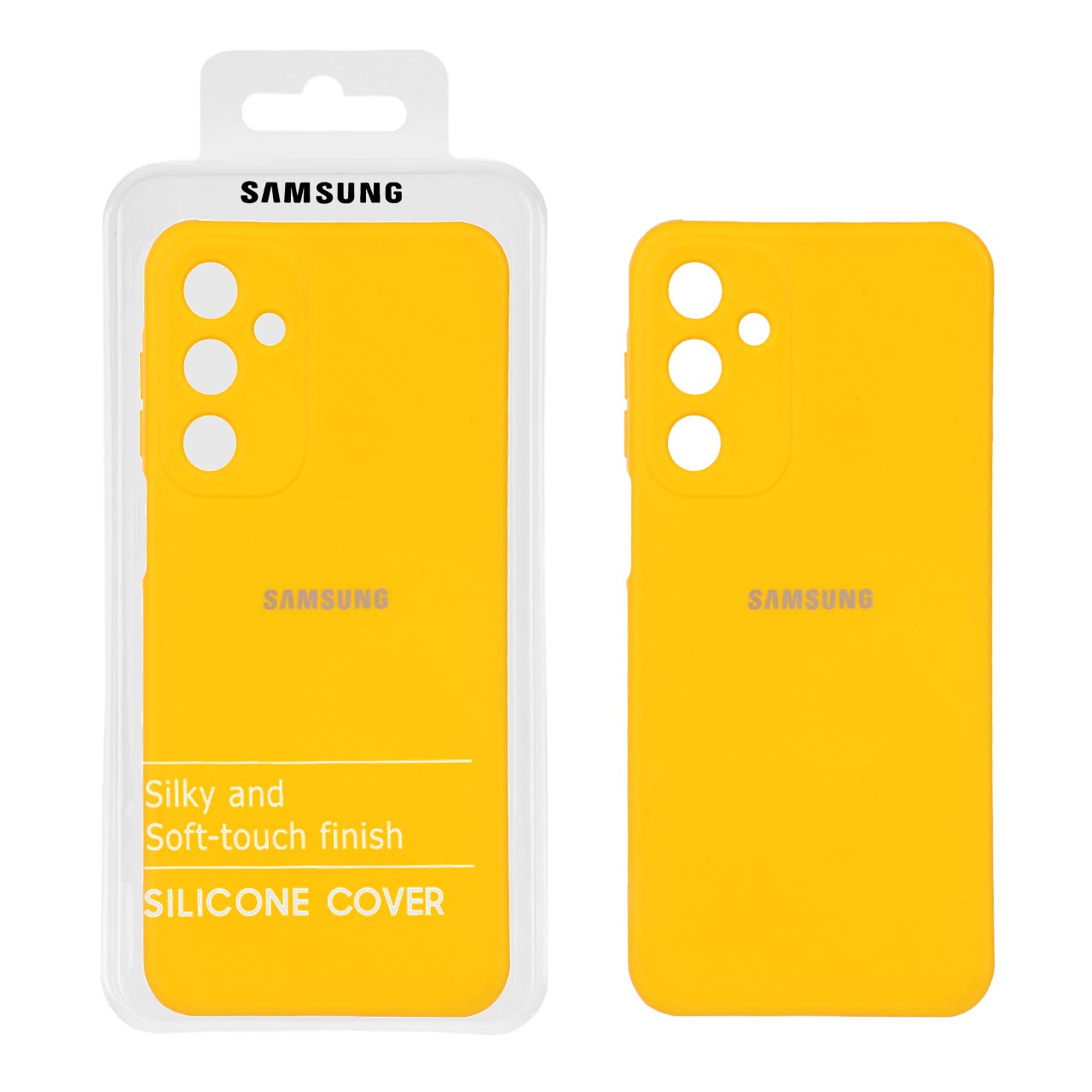1195122 قاب نیو سیلیکون محافظ لنزدار RFF مدل Samsung Galaxy A16 - زرد (پک دار) - تصویر 1