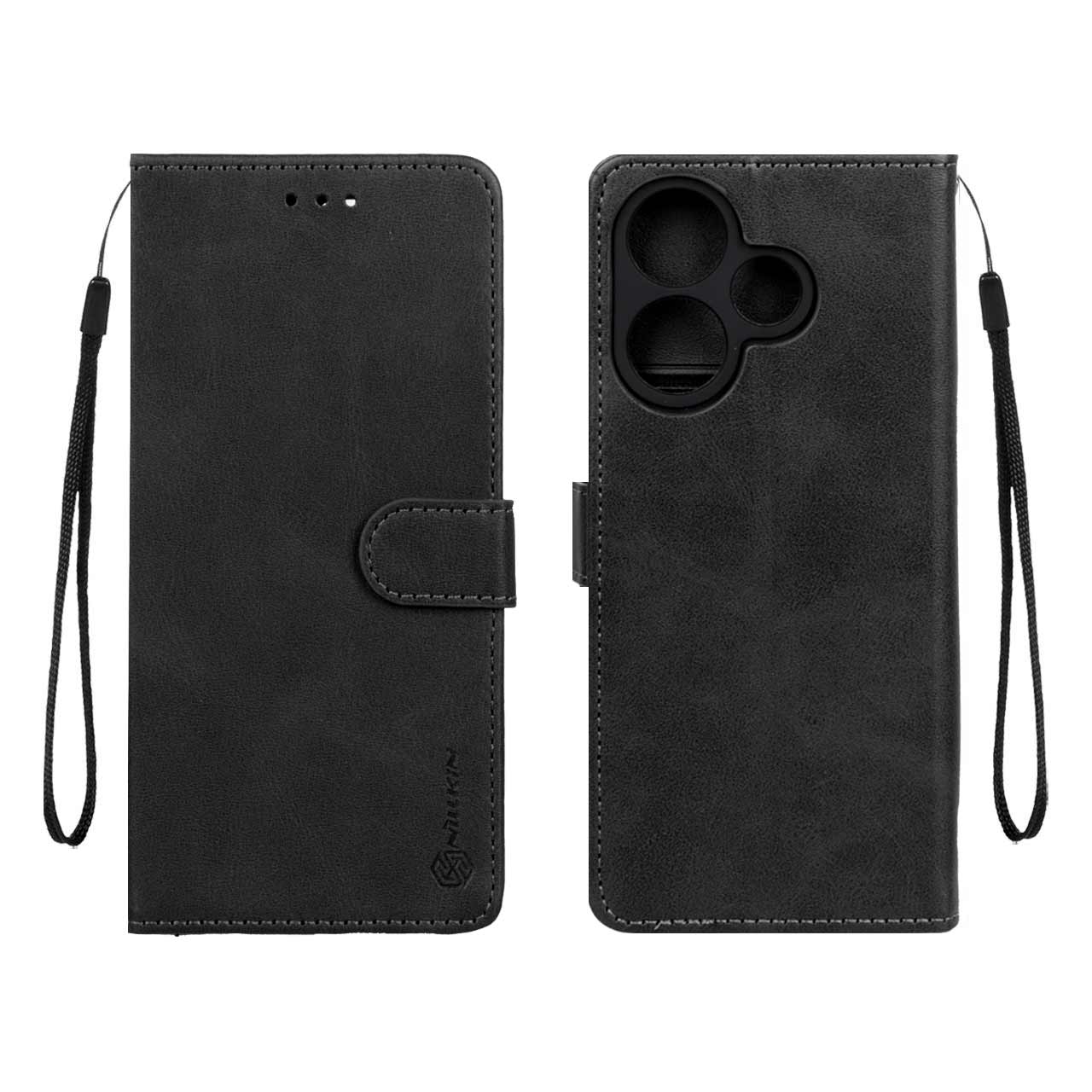 1294374 کیف موبایل مگنتی Nillkin مدل Xiaomi Redmi 13X / Redmi 13 4G / Poco M6 4G - مشکی - تصویر 1